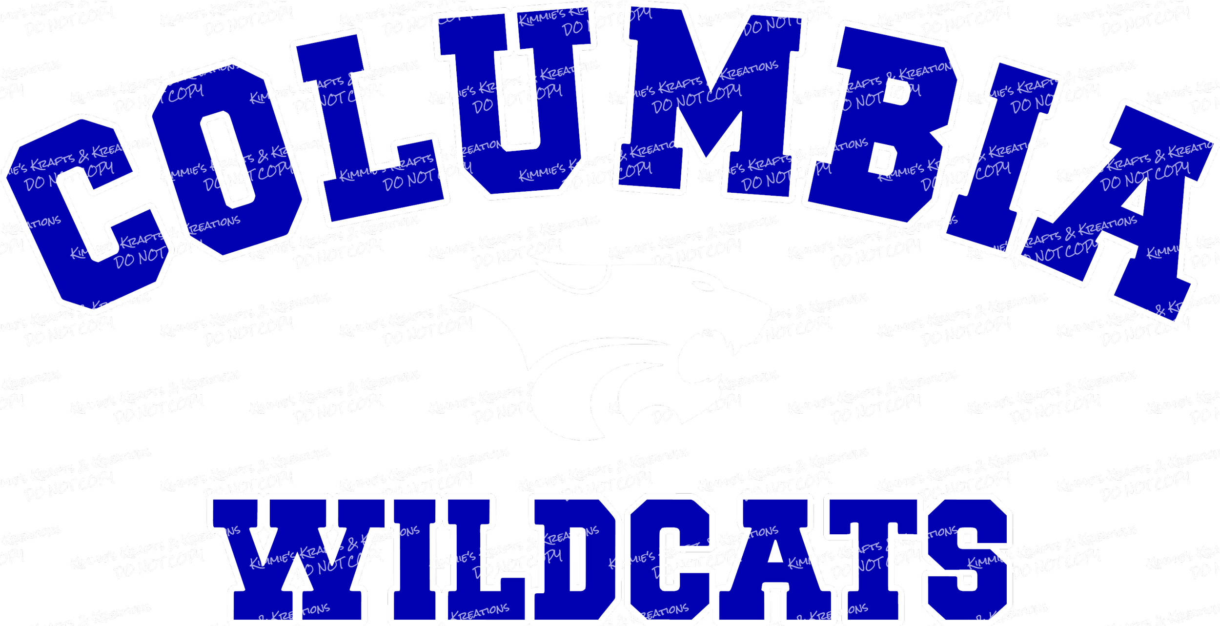 columbia wildcats power cat head.png