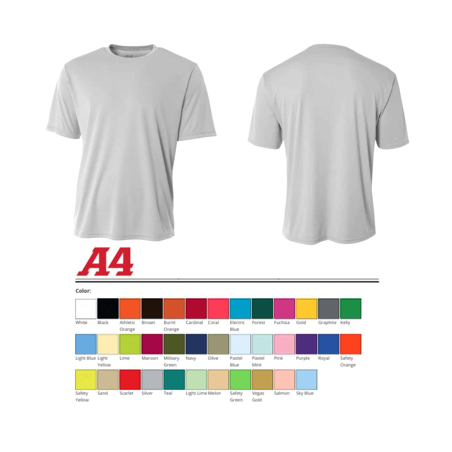 A4 Performance Tee Adult Plus