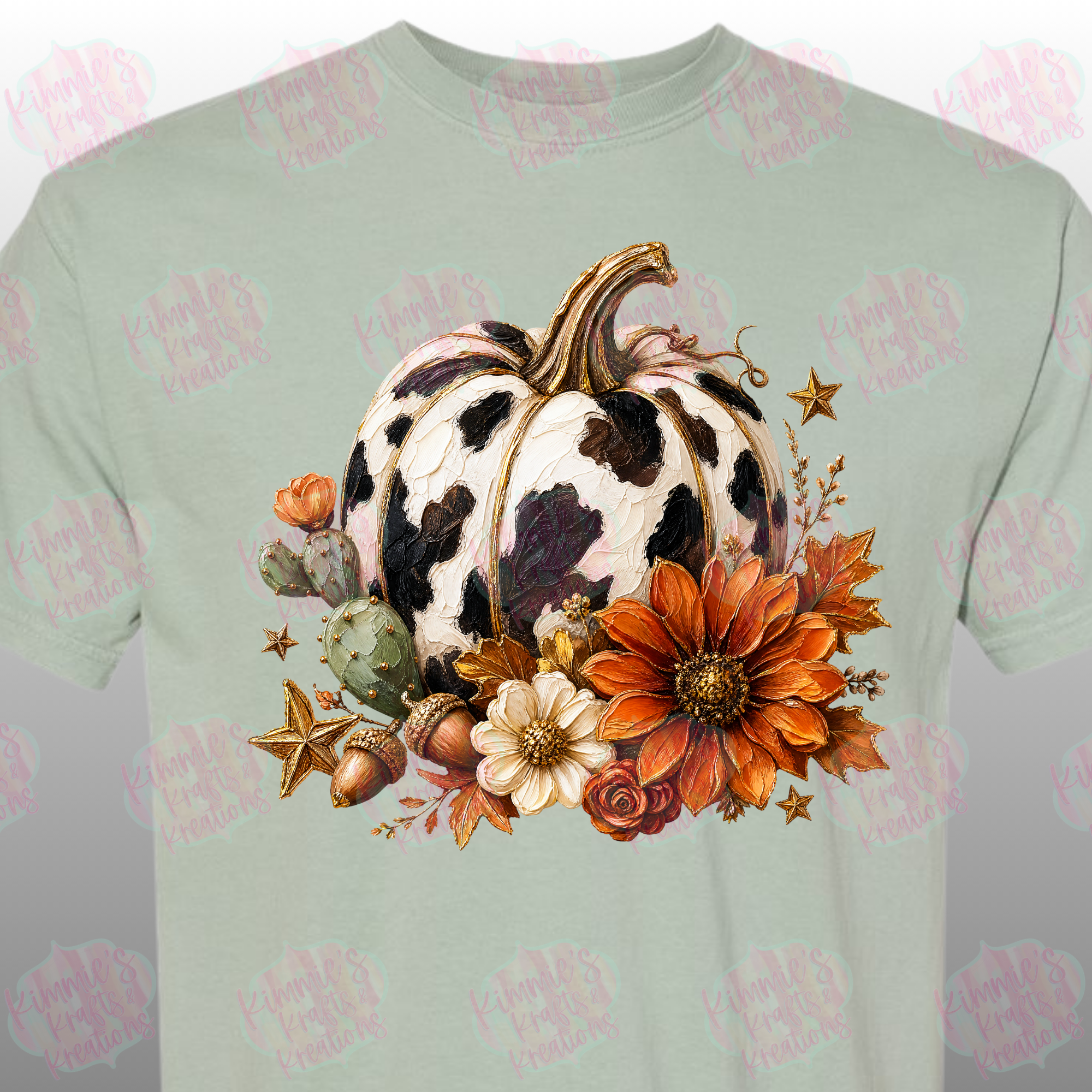 Cow Print Pumpkin