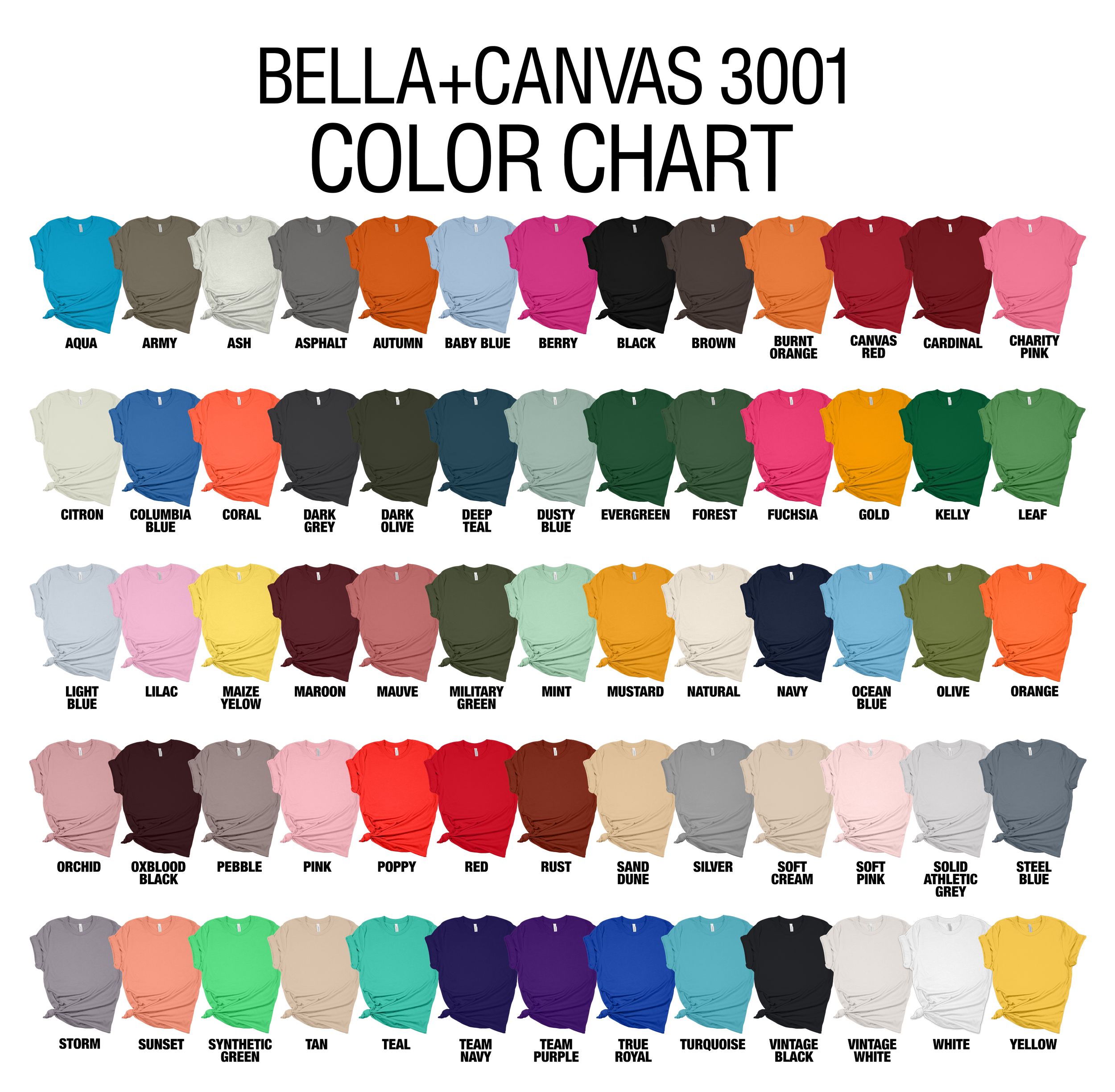 Bella+Canvas ADULT 2X-4X