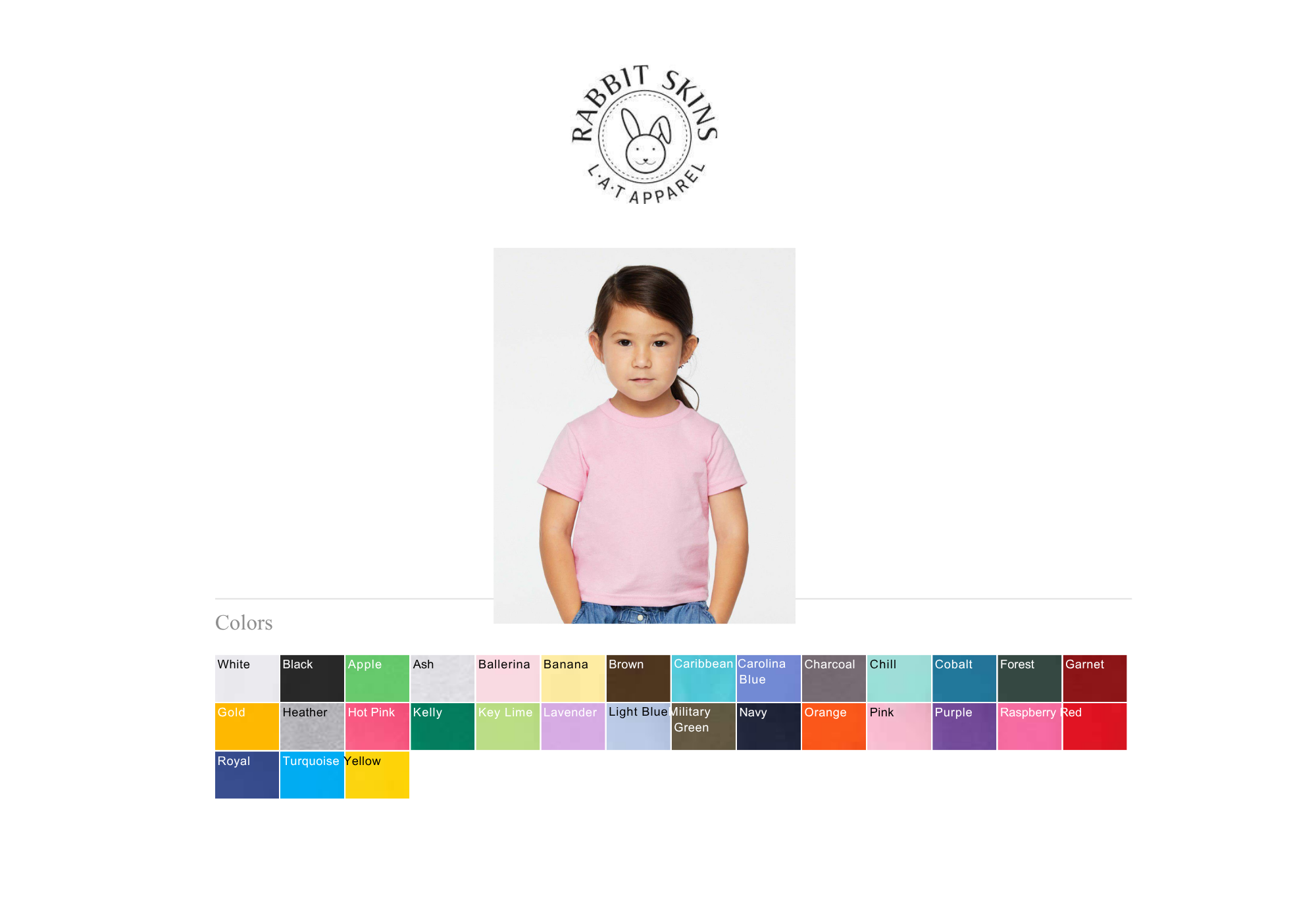 TODDLER Rabbit Skins