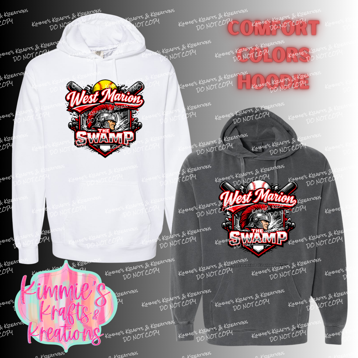 The Swamp Baseball/Softball Hoodie