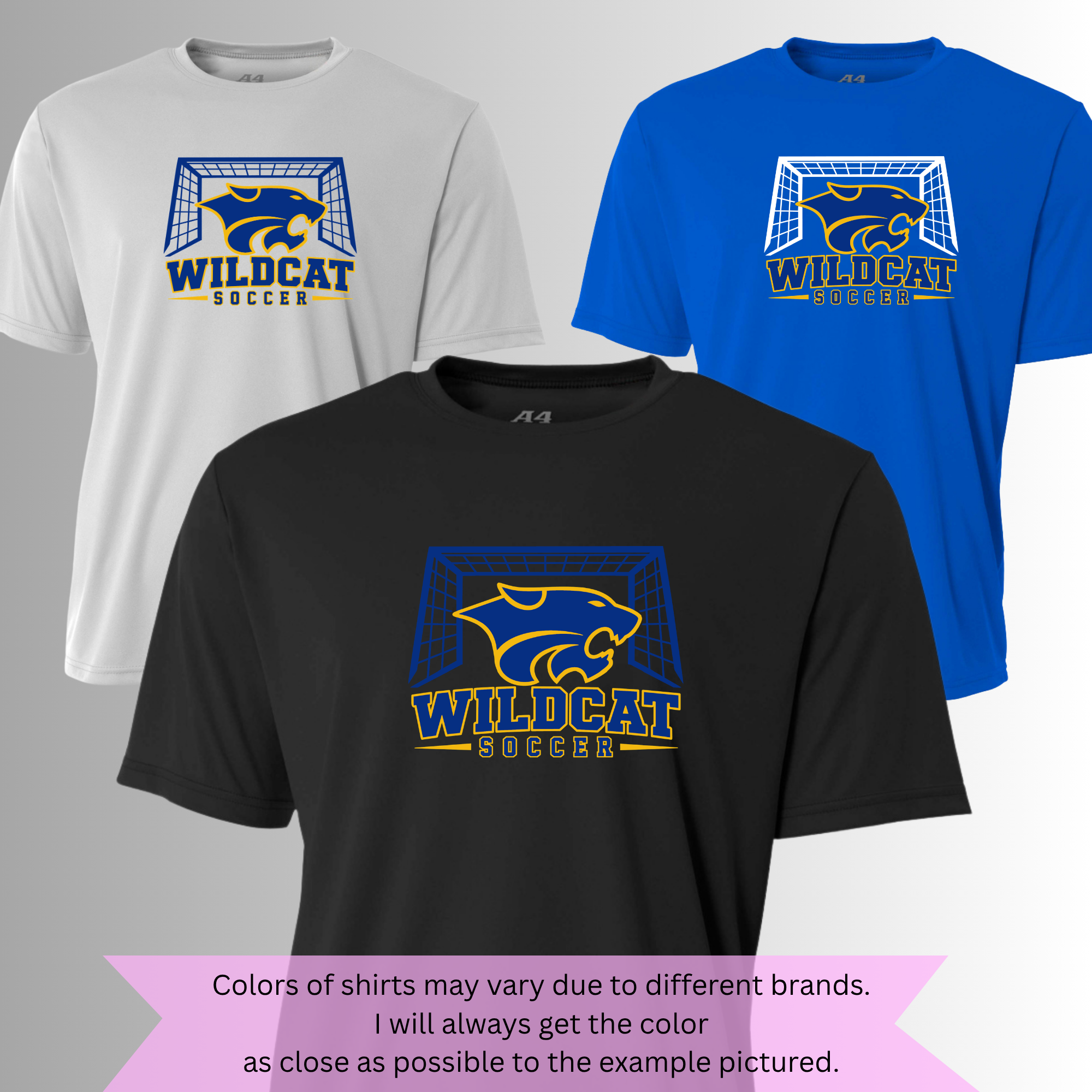 Wildcat Soccer Tshirt & Drifit