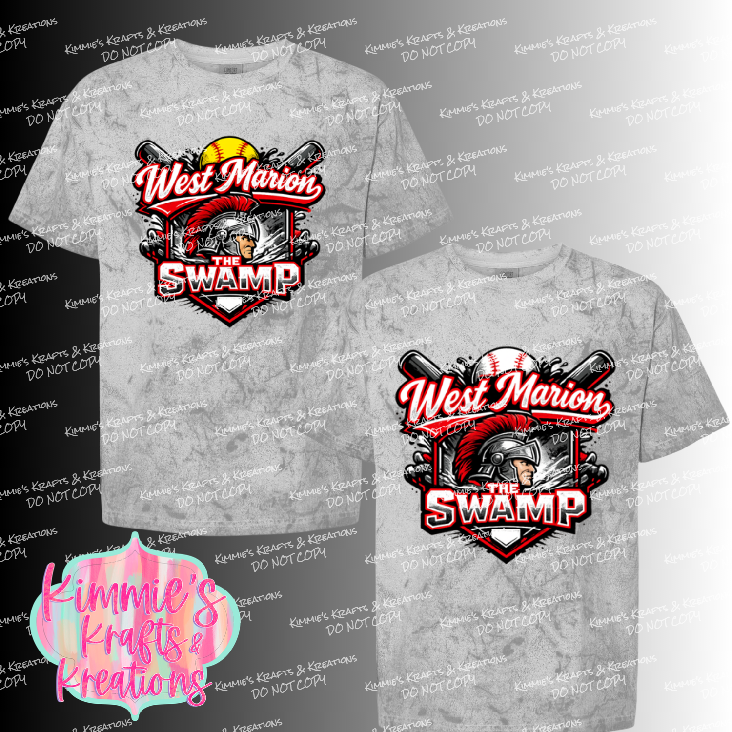 The Swamp Baseball/Softball Colorblast Tee