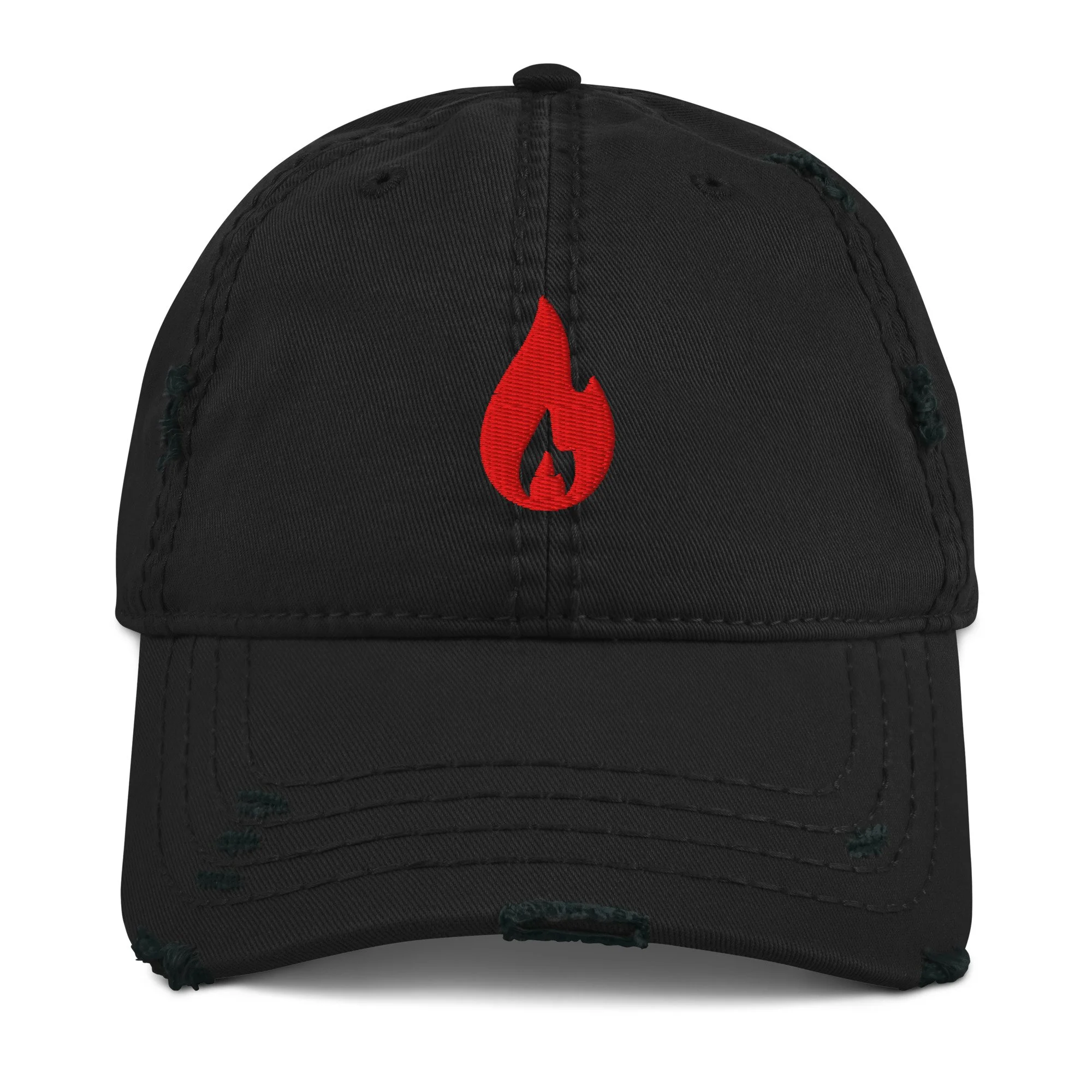 Acts 2 Pentecost Revivalist embroidered tattered hat