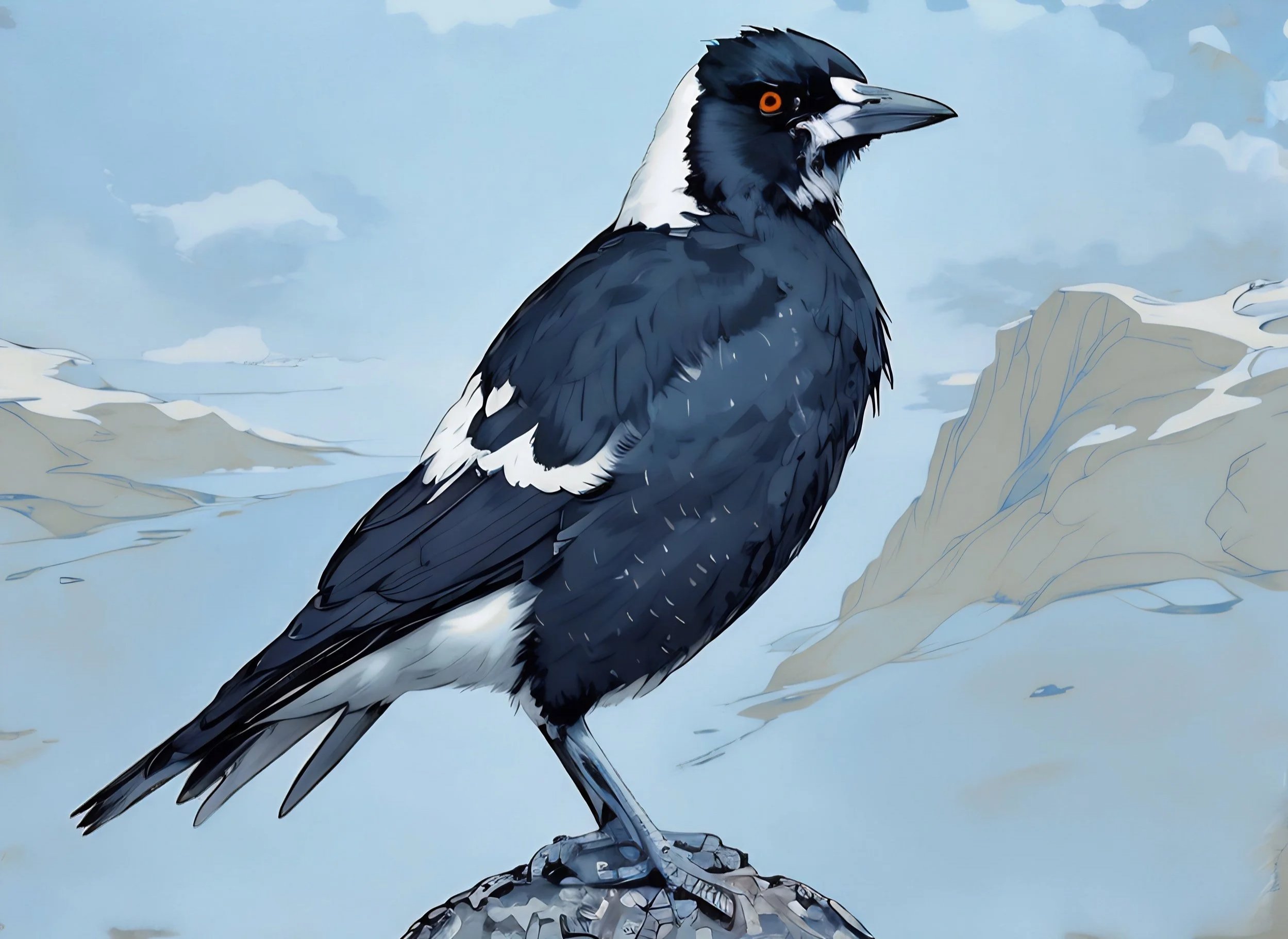 Mark, the Australian Magpie