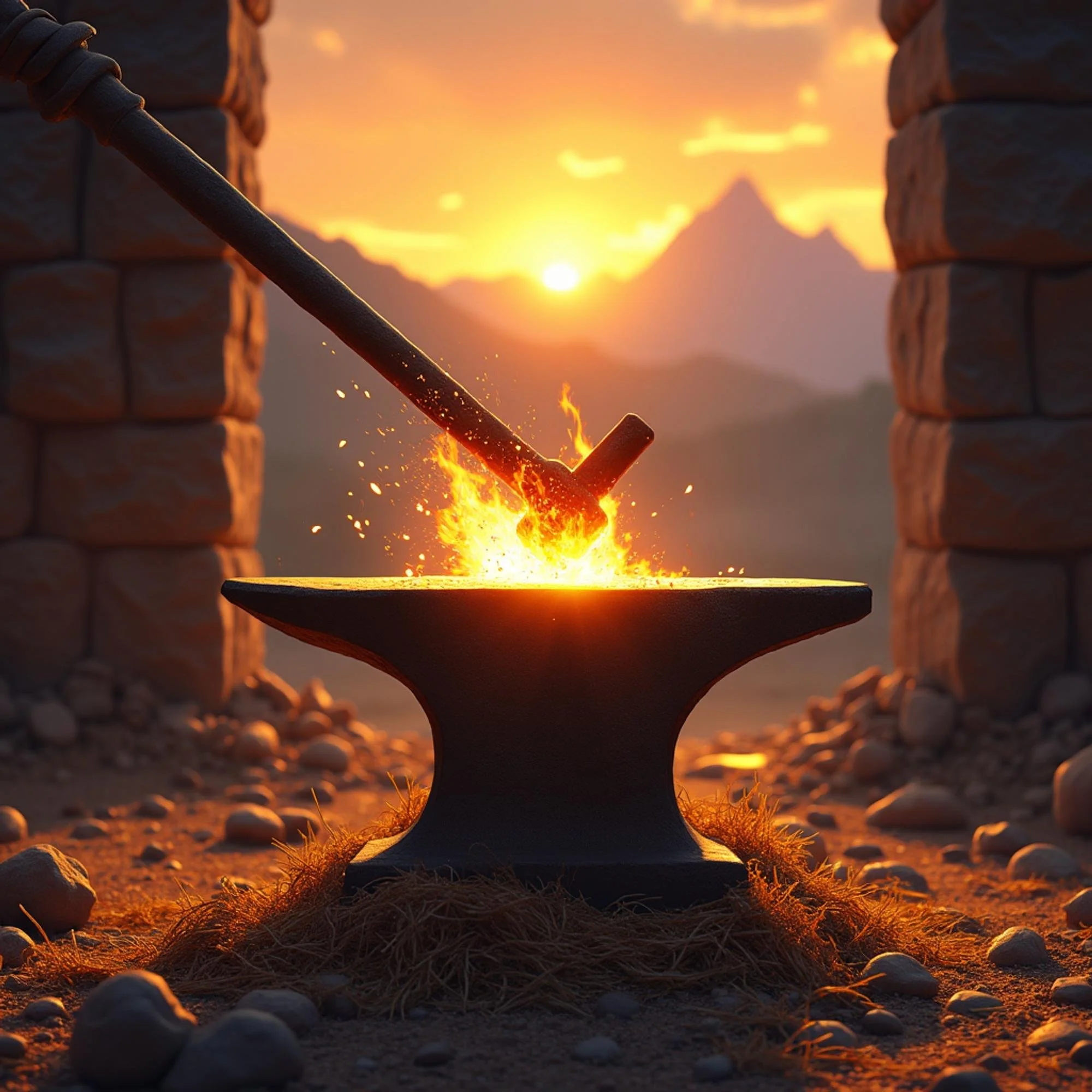 God is Making you into a sharp new threshing instrument