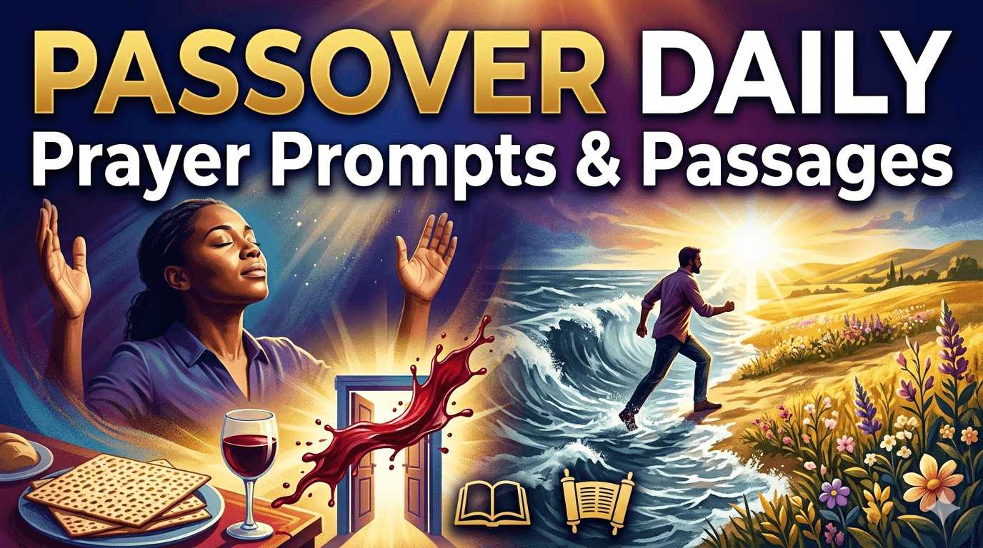 Passover Daily prayer prompts &amp; passages: 8 days to spiritual crossover