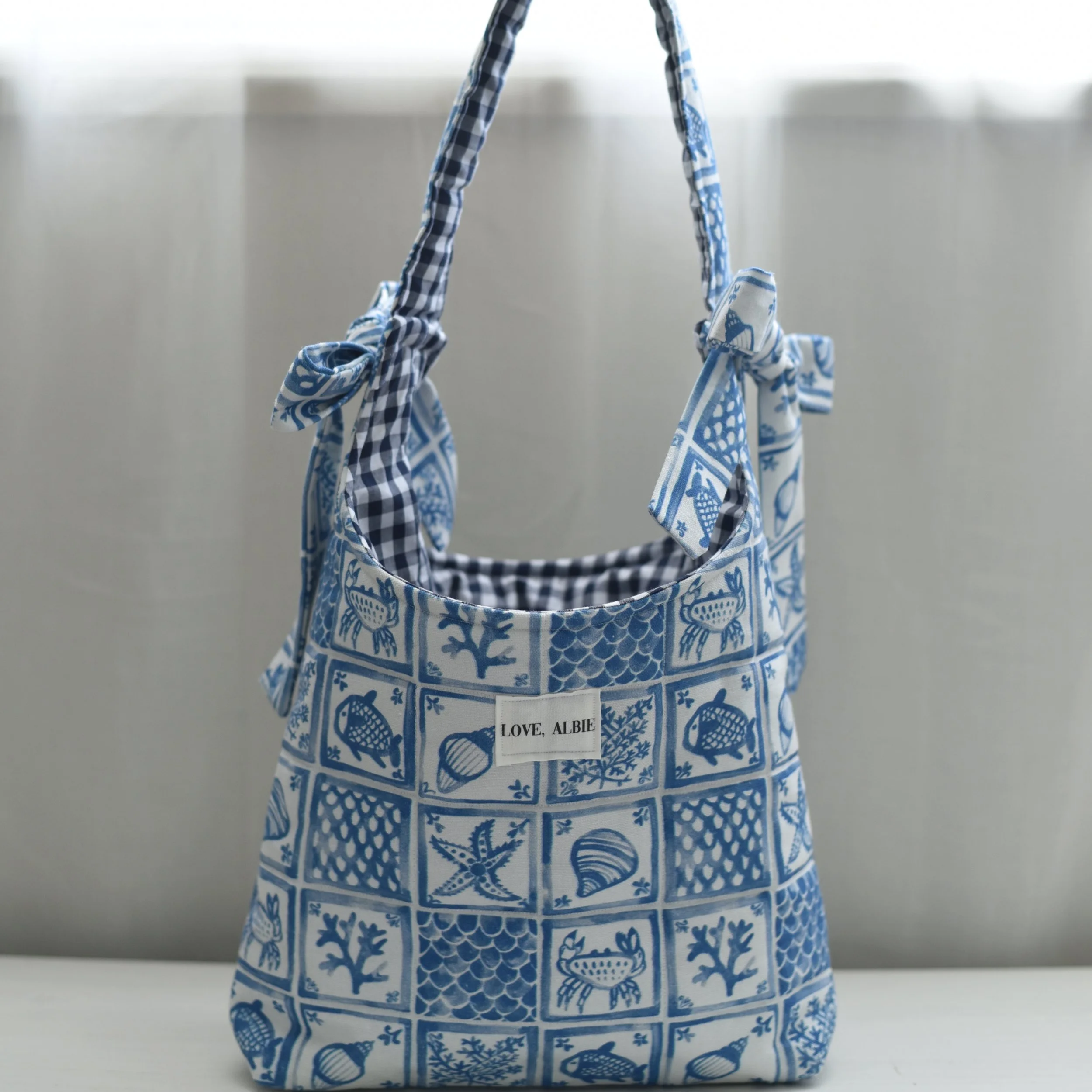 Blue Seas Bow Bag