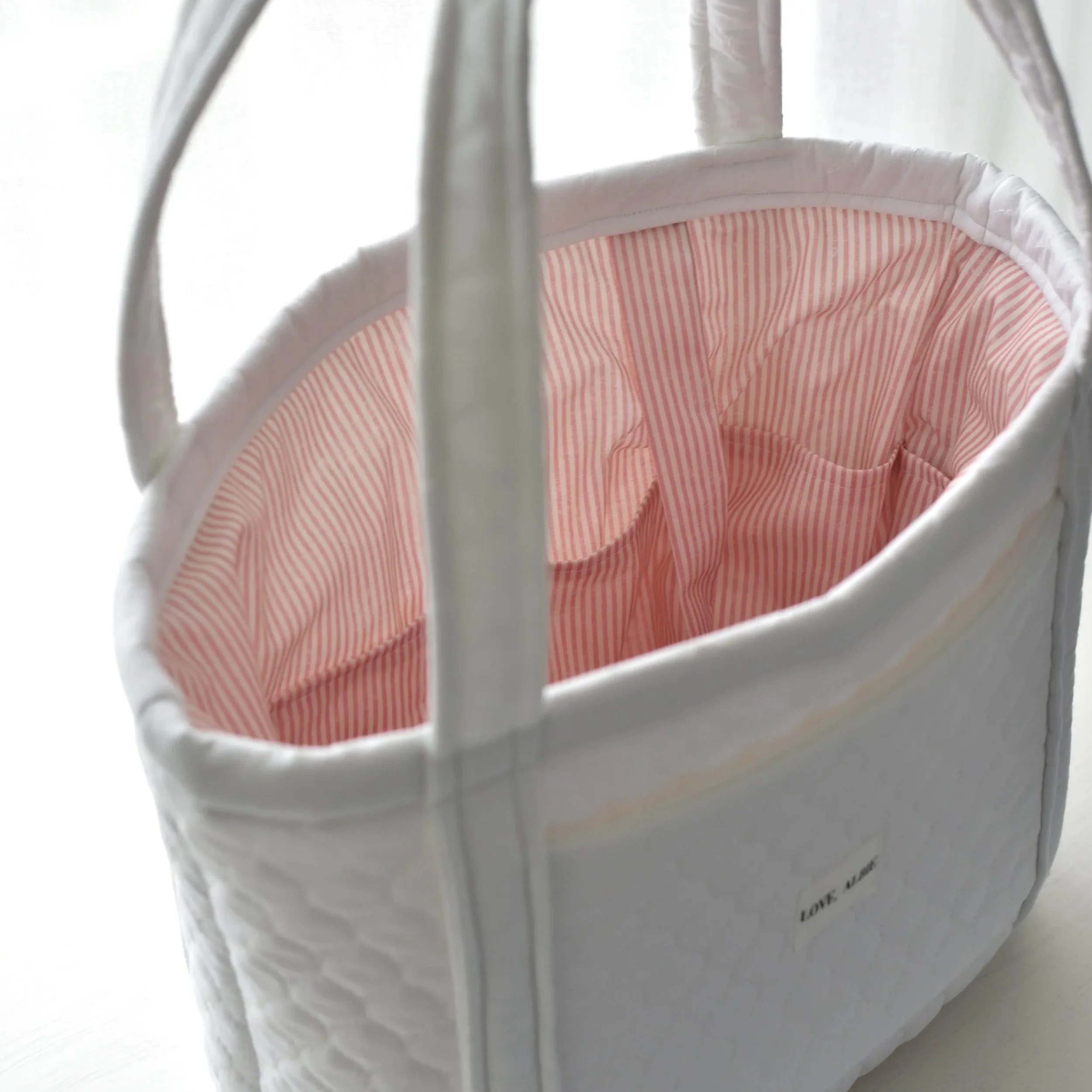 Sugar Stripe Tote Bag