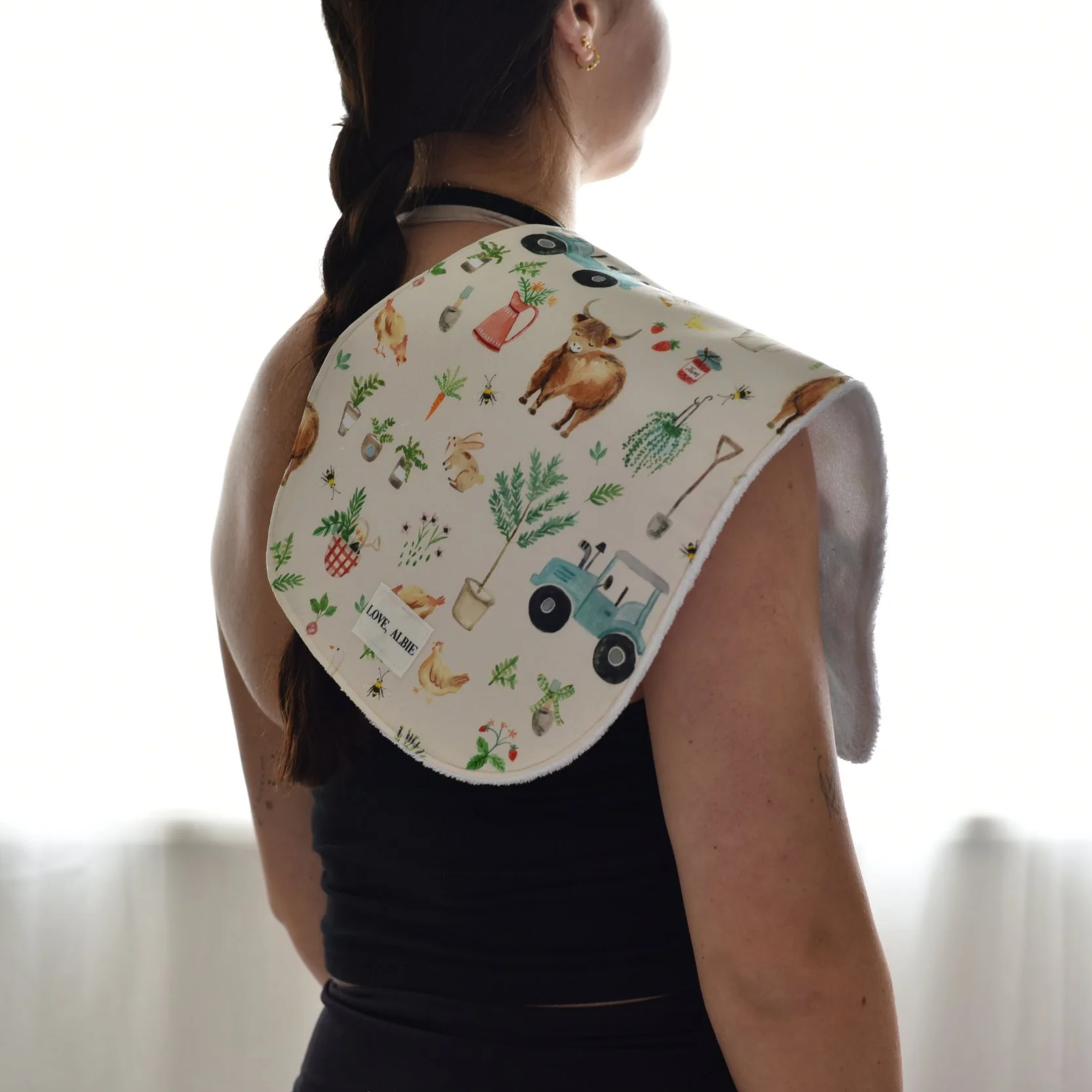 Meadow Moo Burp Cloth