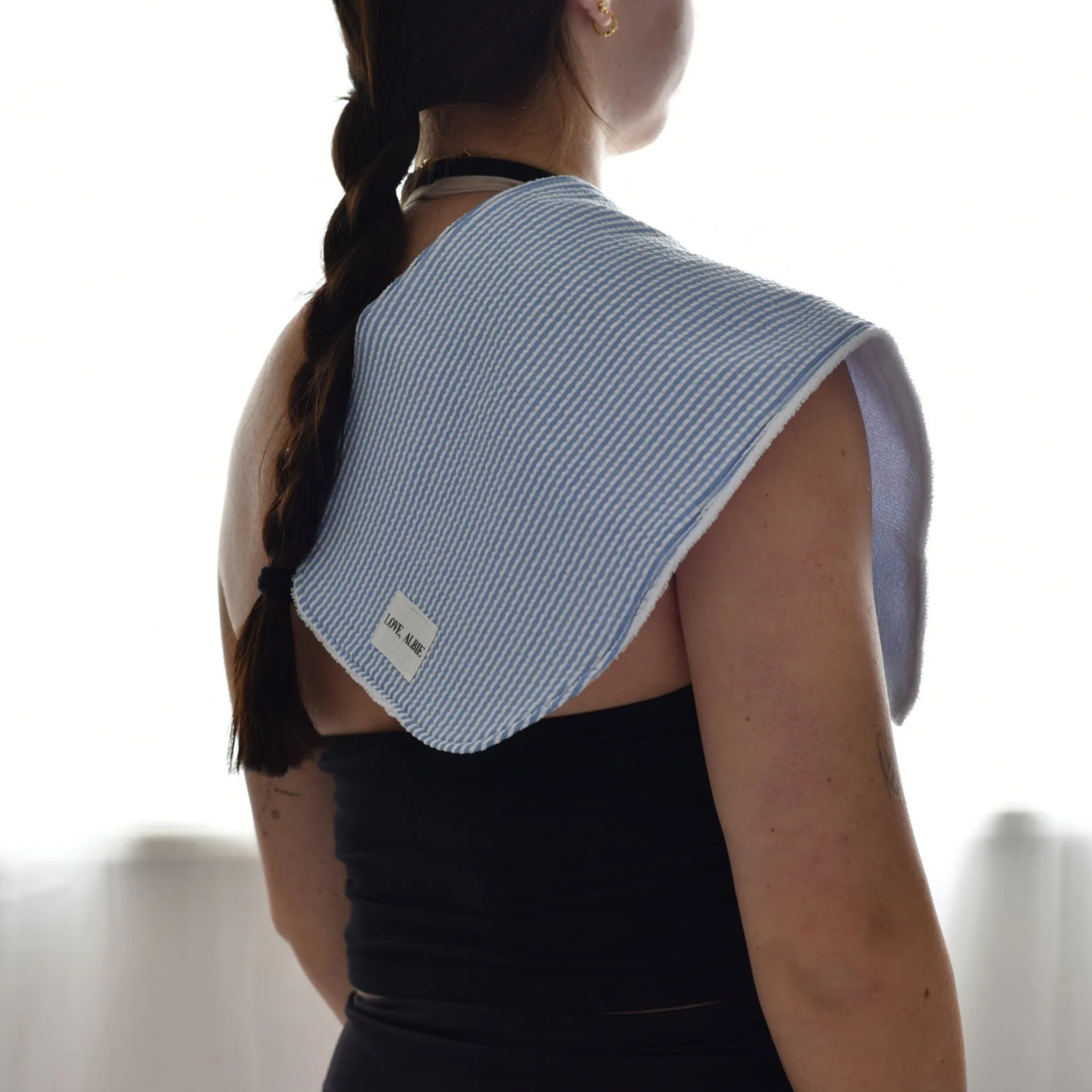 Harbour Stripe Burp Cloth