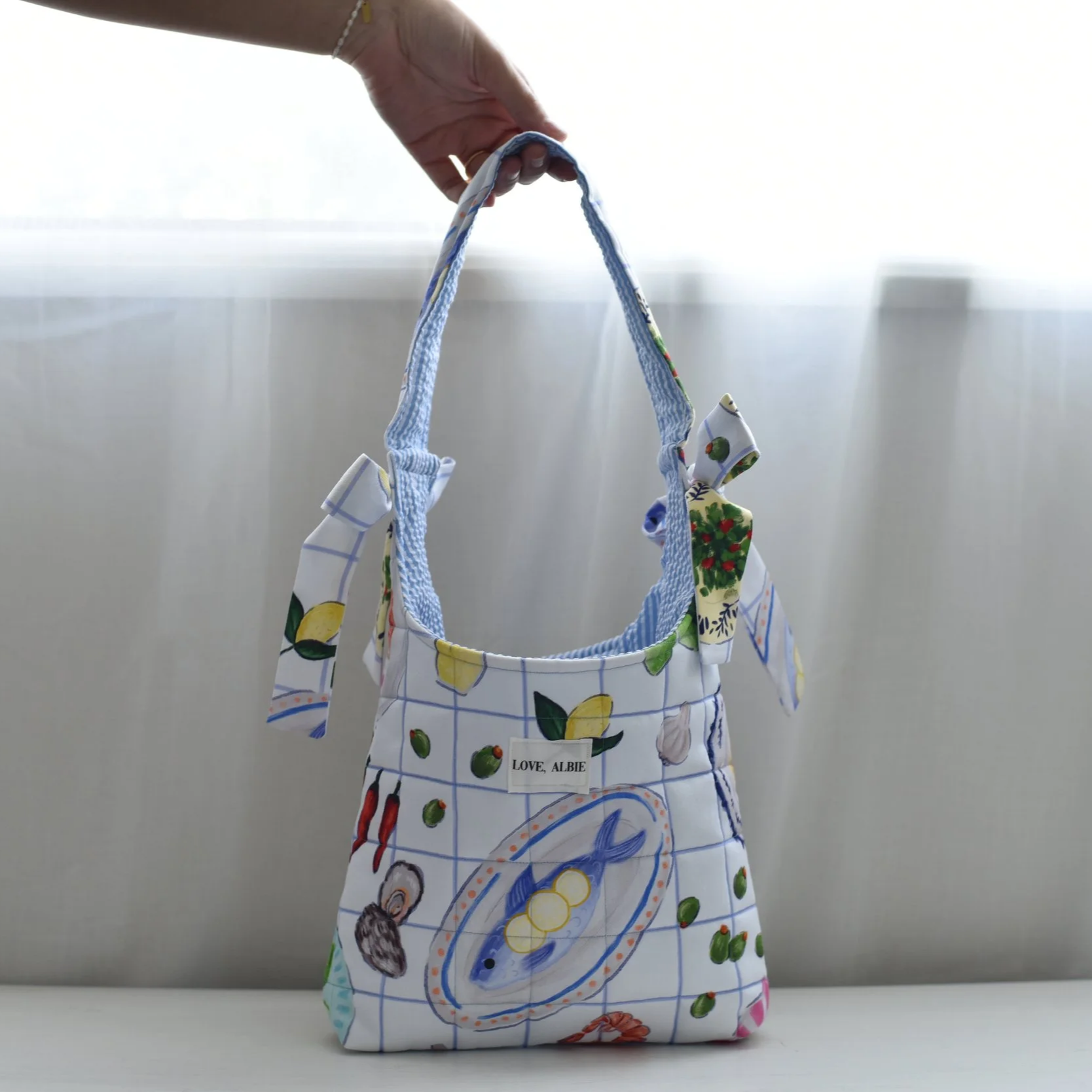 Mediterranean Bow Bag