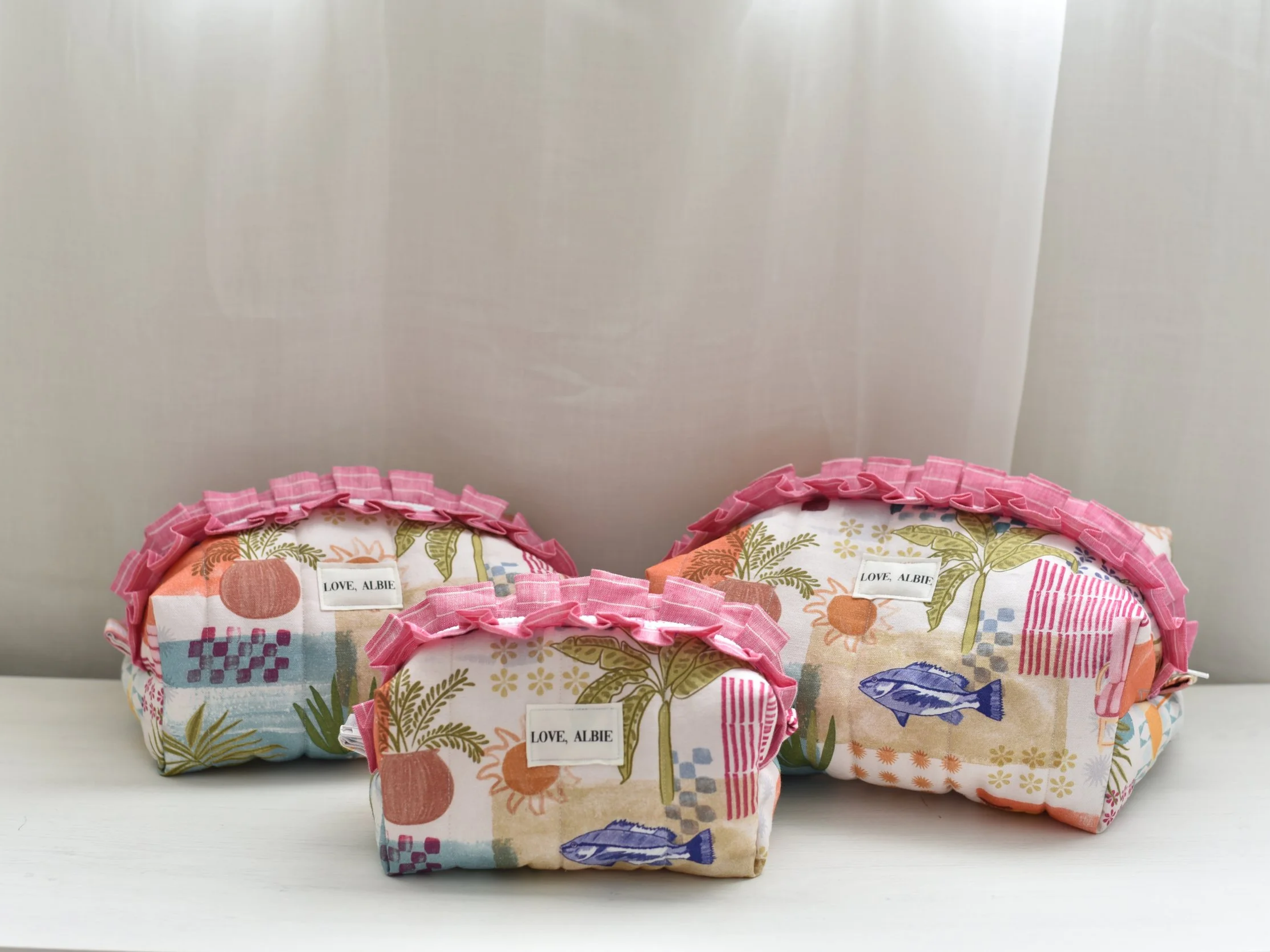 Malibu Cosmetic Bags