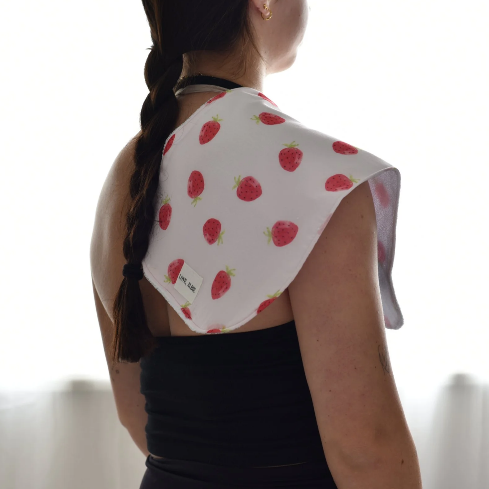 Strawberries Burp Cloth
