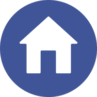 Home icon in a blue circle