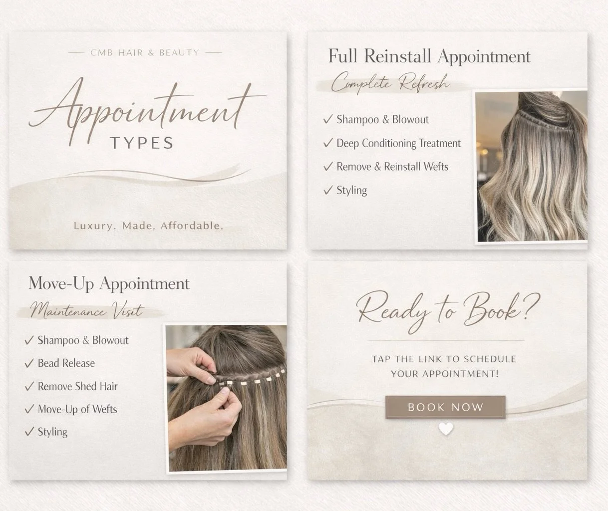 Not sure which appointment to book? I got you 🤍

Whether you&rsquo;re ready for a full refresh or just maintaining your install, here&rsquo;s the difference^^

Still unsure? Message me and I&rsquo;ll help you choose!
Tap the link in my bio to schedu