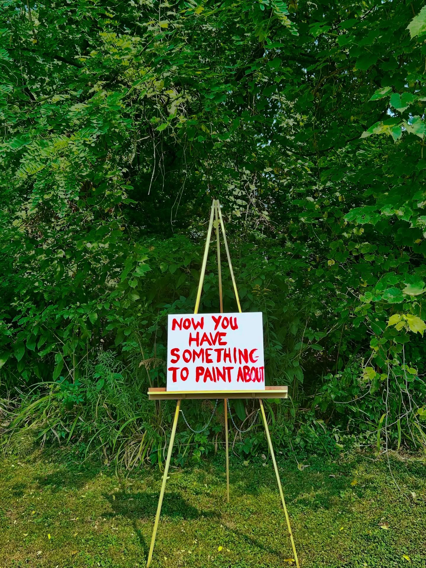 I bet you think this painting&rsquo;s about you