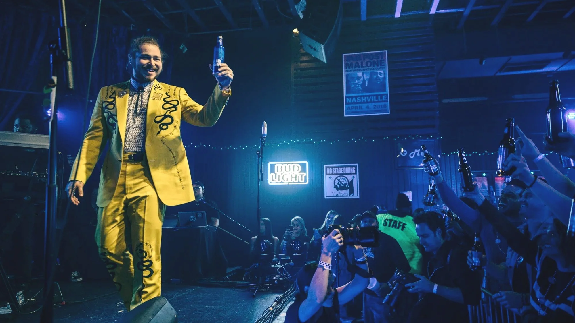 post malone bud light dive bar tour live music nashville exit/in posty austin richard post