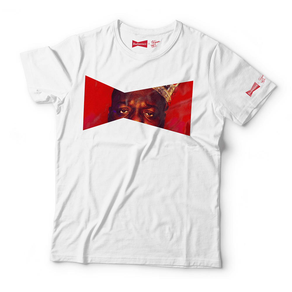 custom merch brand merchandise budweiser beer st louis biggie notorious BIG brooklyn anheuser busch brewery