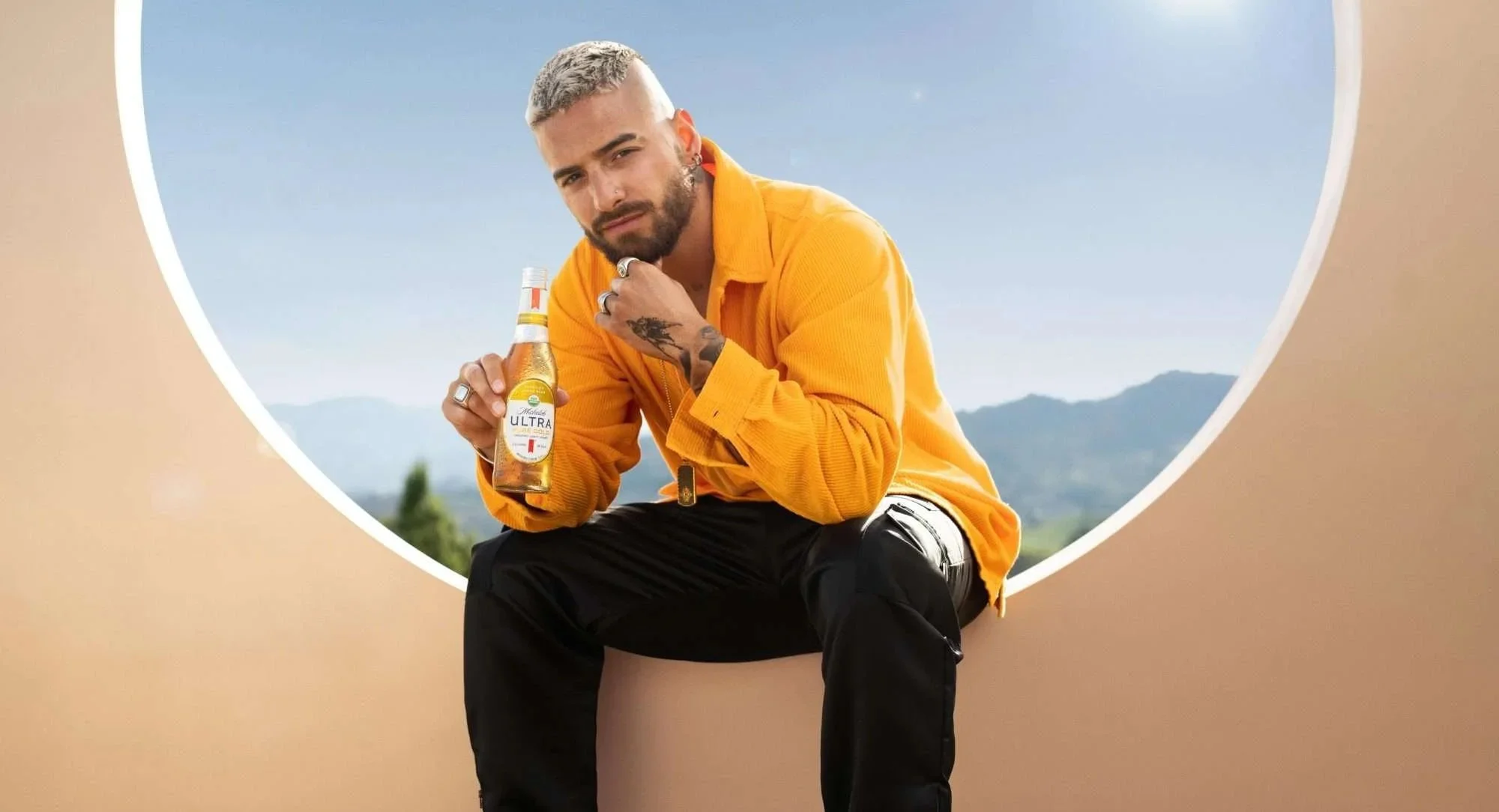 maluma michelob ultra beer