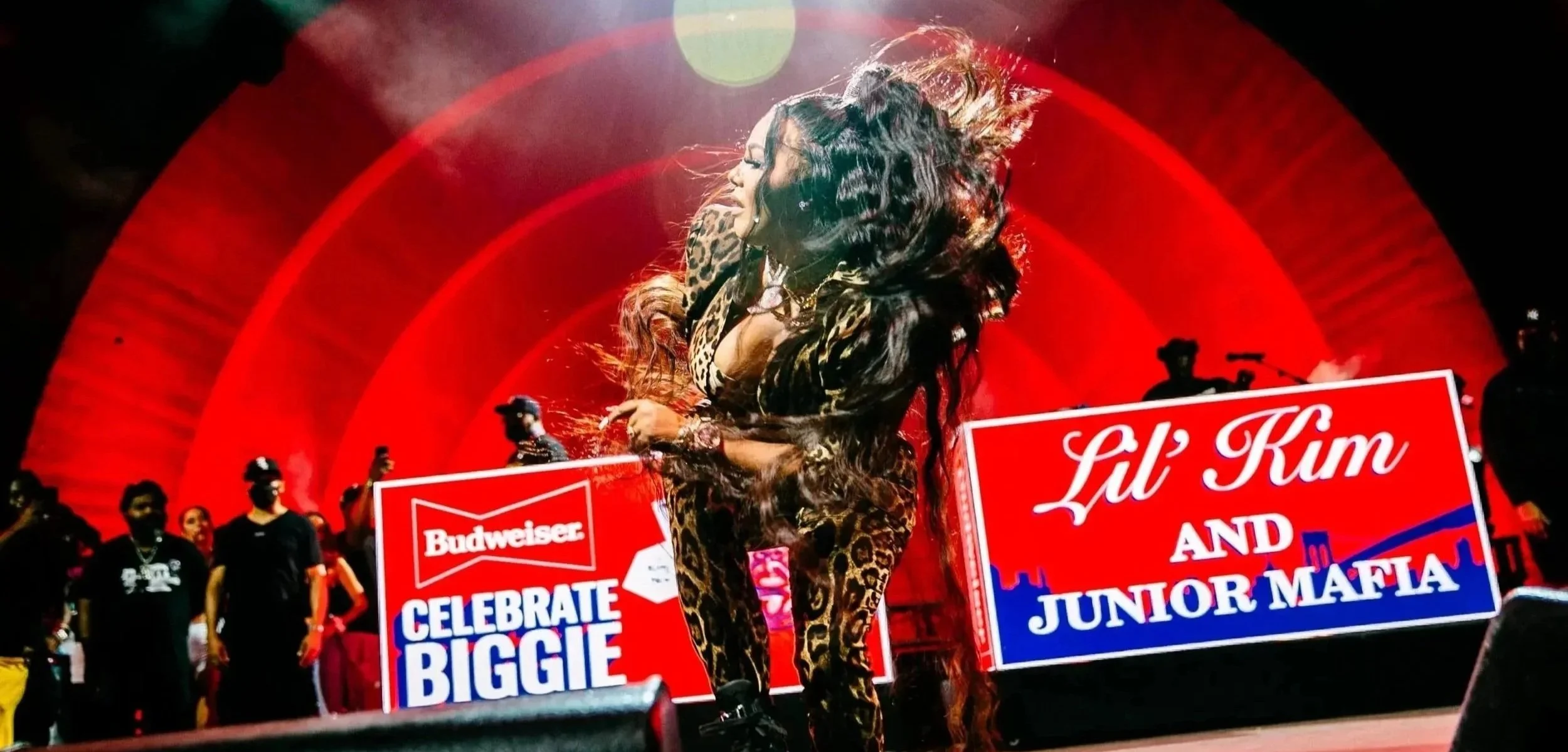 Lil' Kim Biggie Junior Mafia Biggie Smalls Notorious BIG brooklyn BRIC live music beer