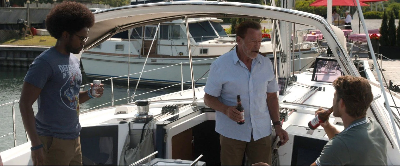 budweiser beer bud arnold schwarzenegger fubar netflix yachting