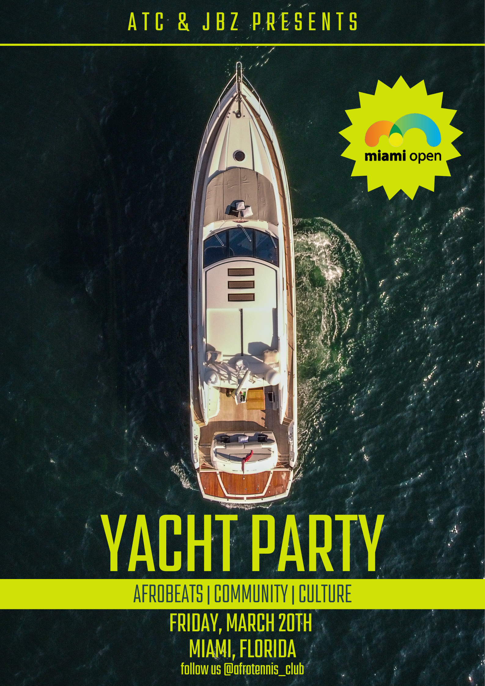 Beige Green Aesthetic Yacht Party Invitation Poster.png