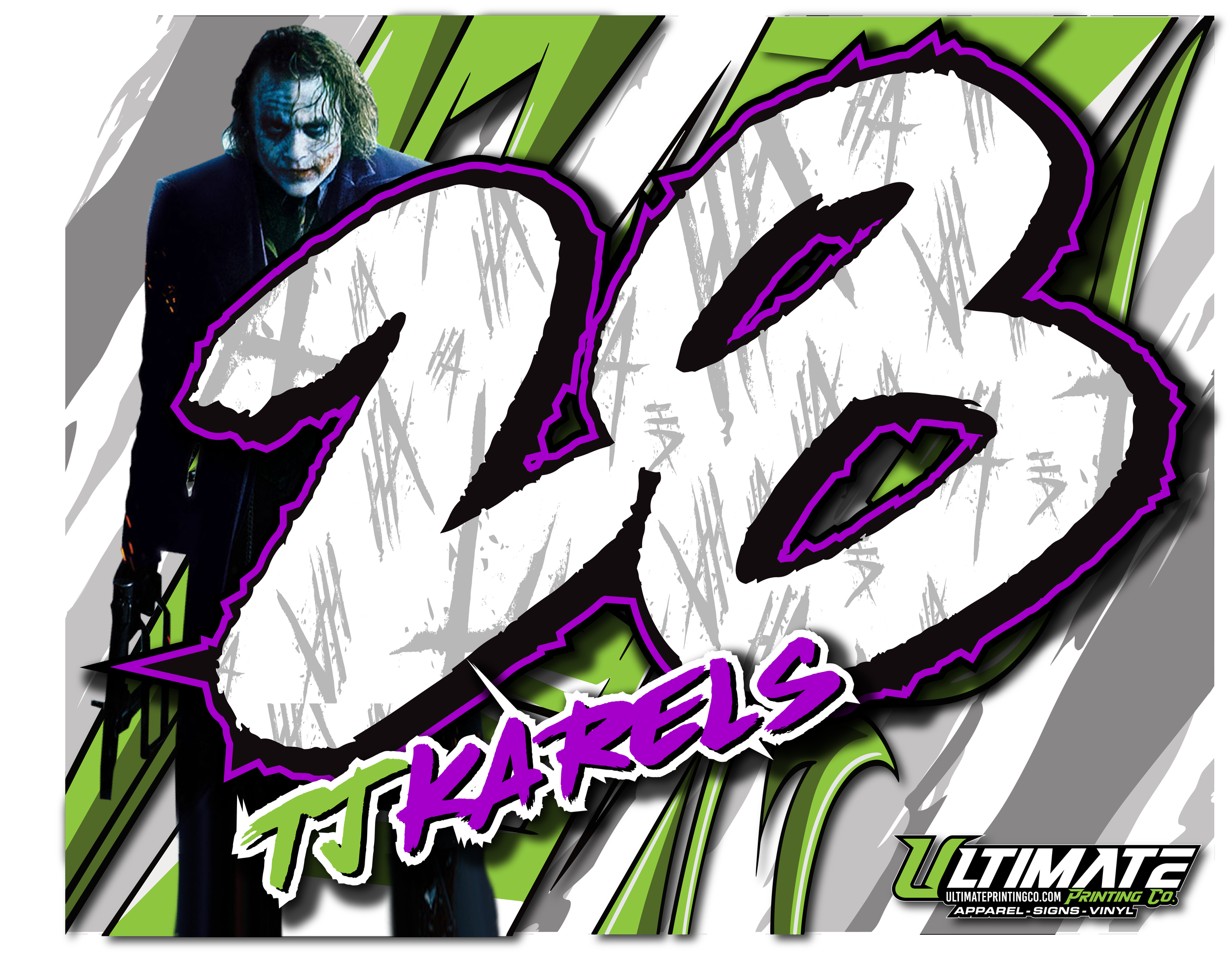 Demo Derby Roof Sign (Vinyl Only)