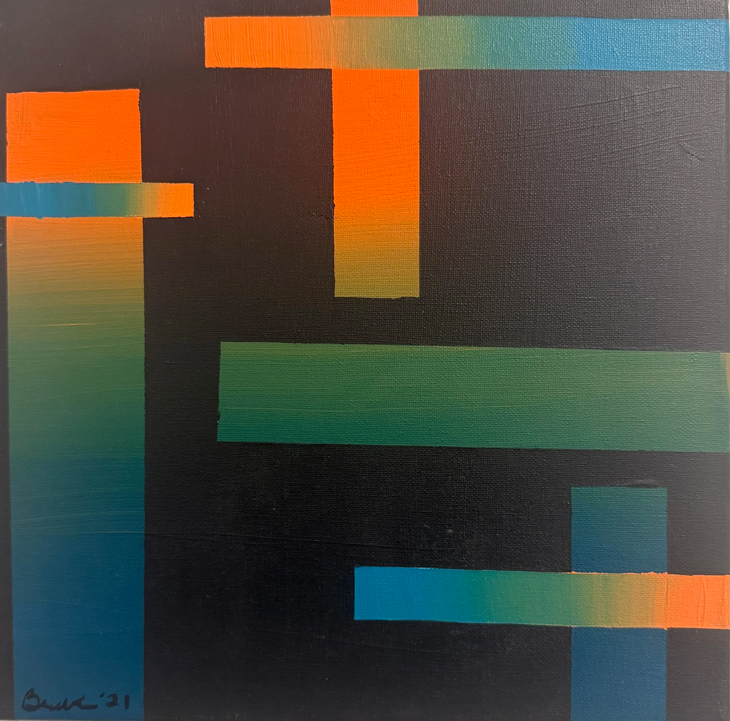 Singled Out 
Acrylic paint 
12"x12"
2023