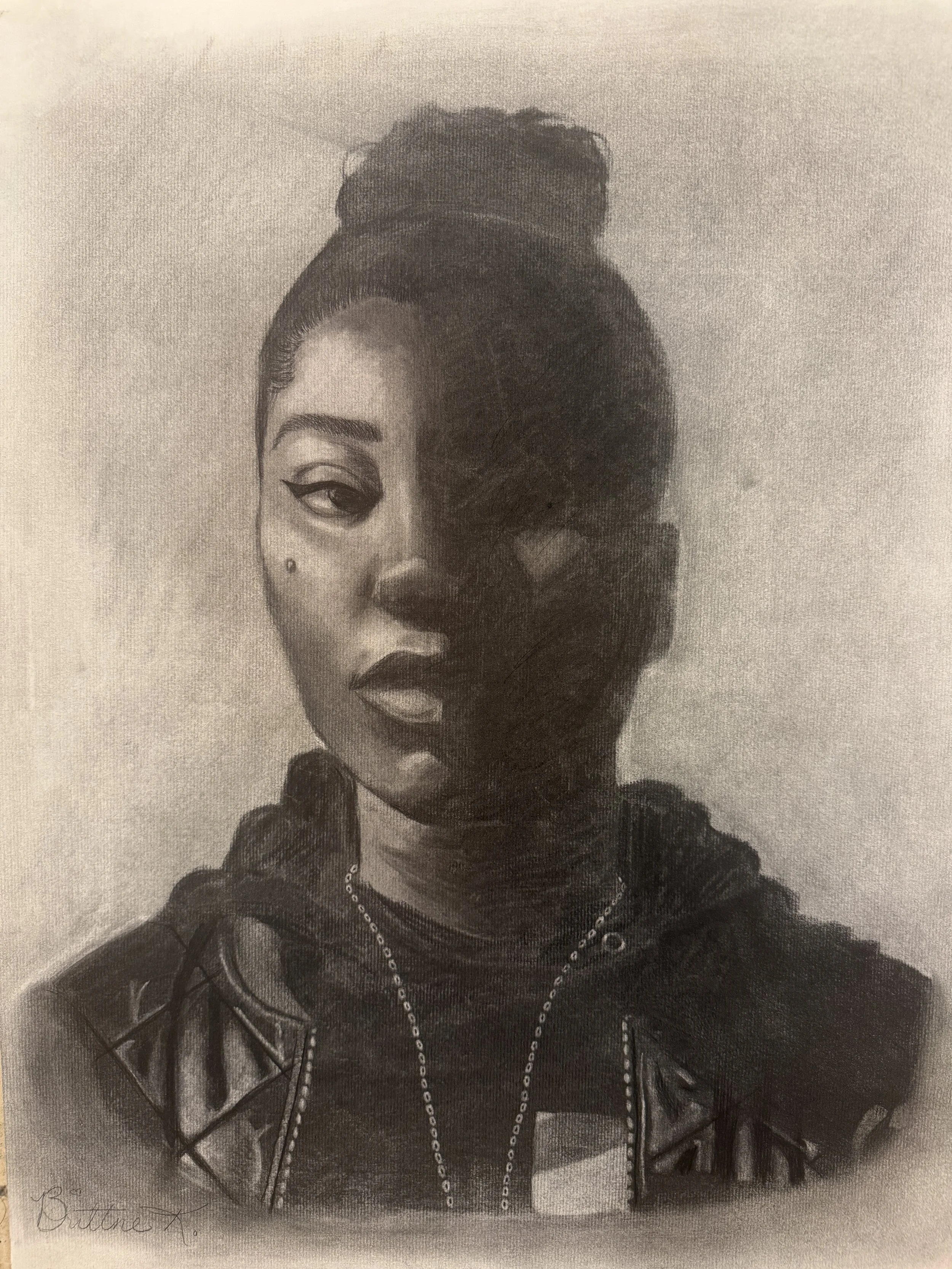 Thy Self 
Charcoal
18"x24"
2022