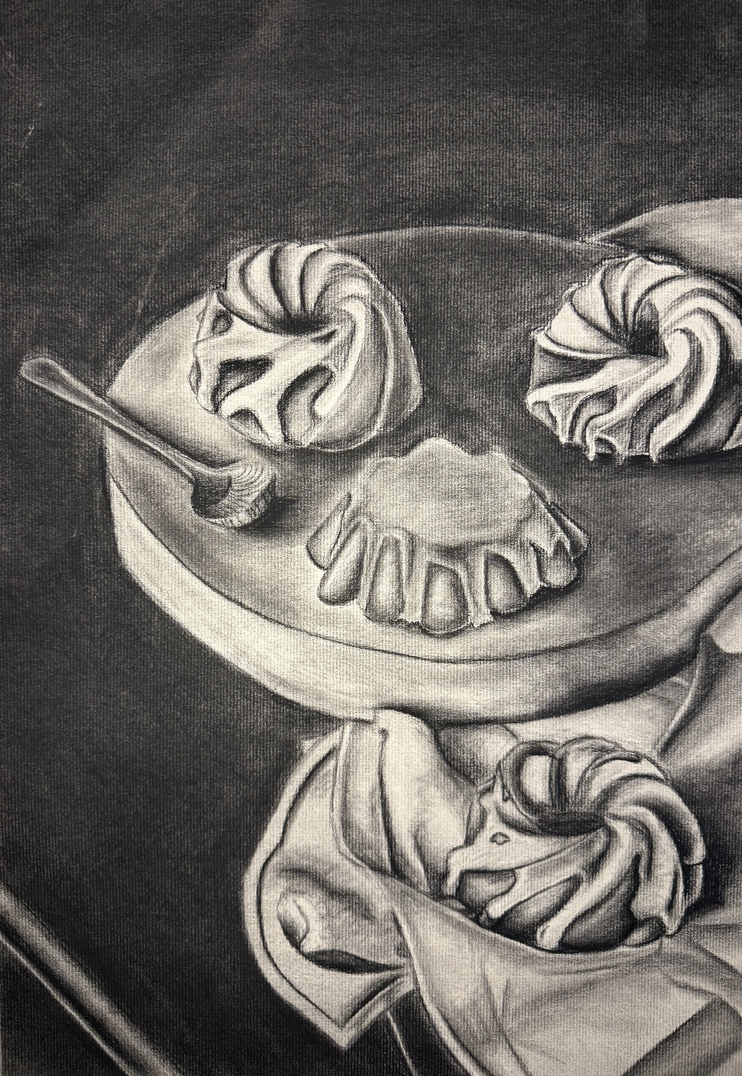 Tasty Drip
Charcoal 
18"x24"
2022