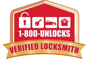 1-800-UNLOCKS verified locksmith logo, this leads to the Aspire Safe and Lock page.