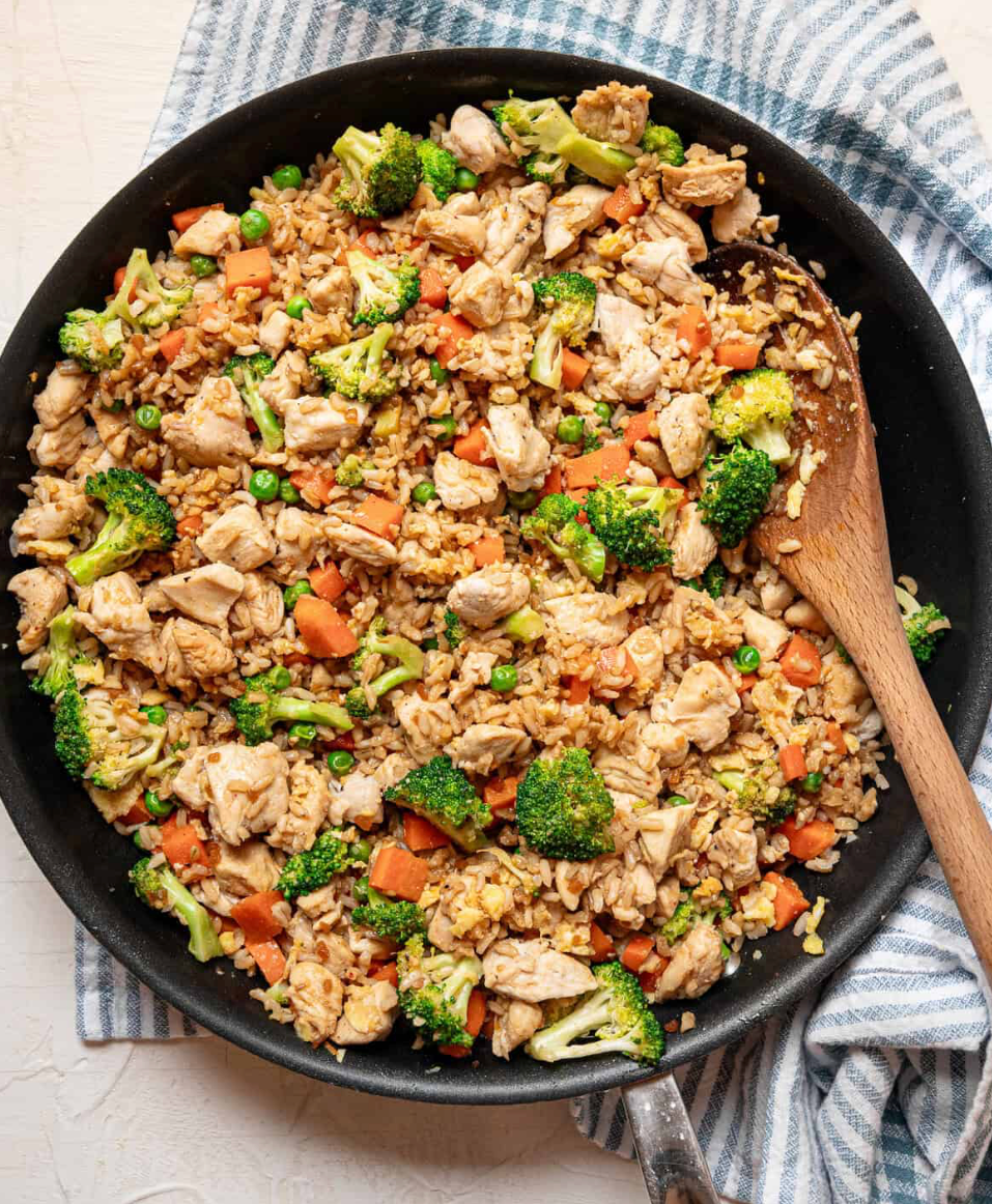healthy recipe chicken fried rice with broccoli - Google Search.png