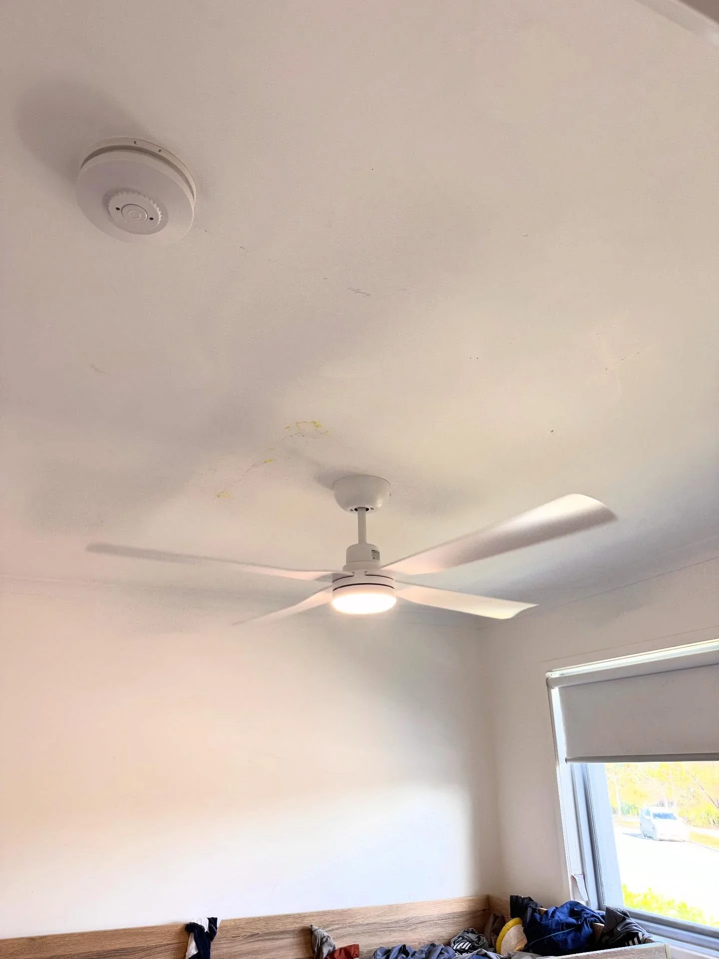 An urgent one to help a tenant out before their inspection!
💨💨💨

#rental 
#fans
#electrical