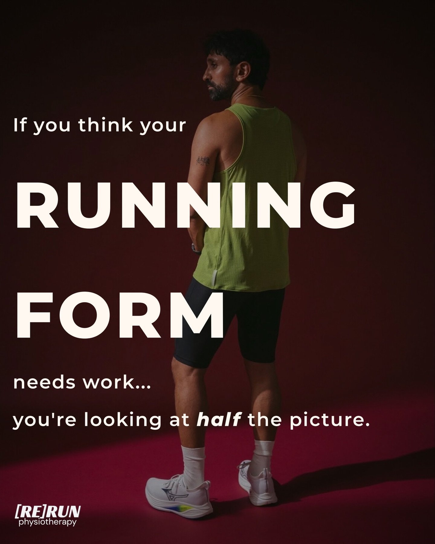 Form is one part of the picture. But it connects everything else.

But we all chase that perfect form, thinking changing our foot strike will fix our problems.

But cues are clues. 
Not solutions.

Because form isn&rsquo;t really about form. I