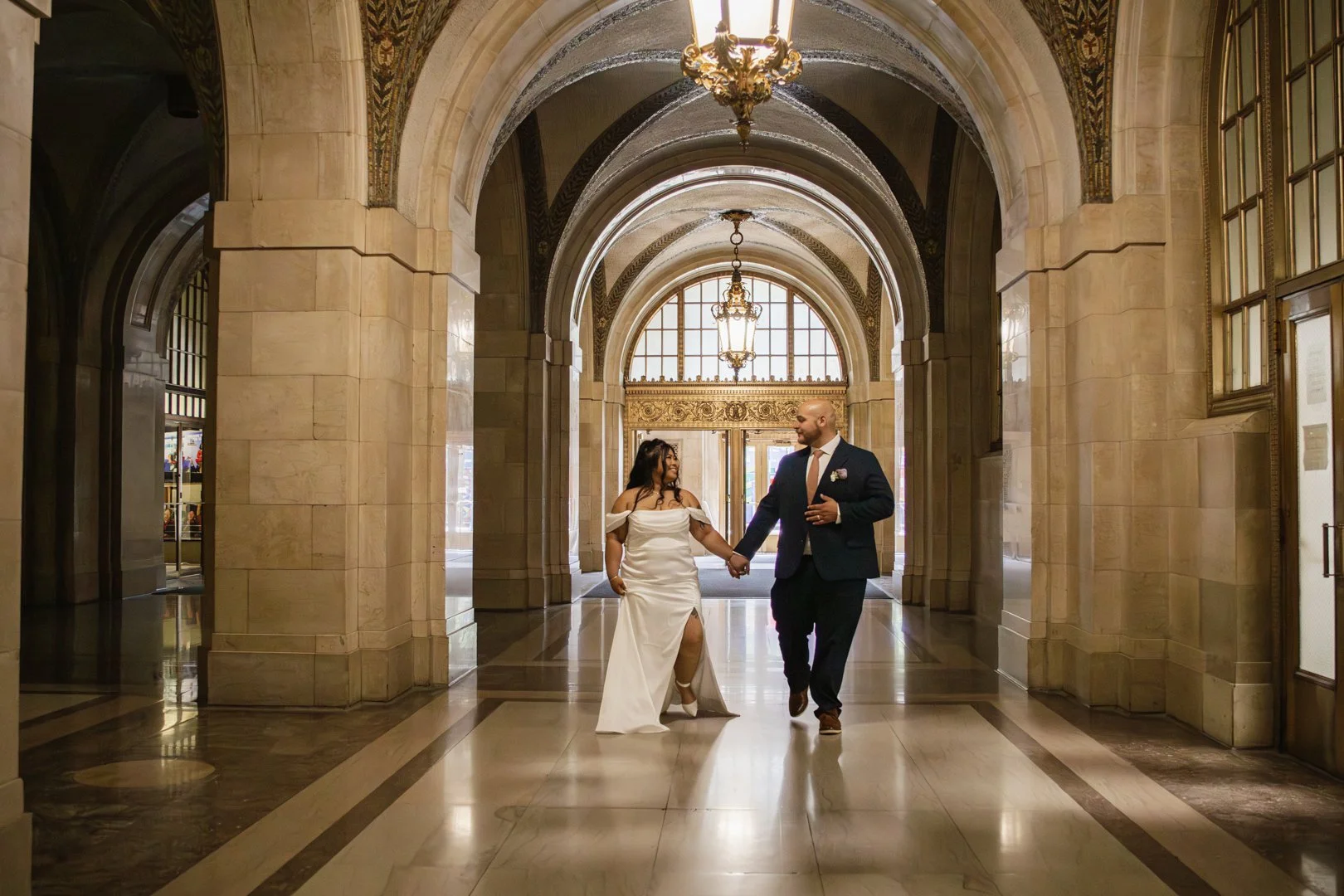Chicago City Hall Elopement Photos