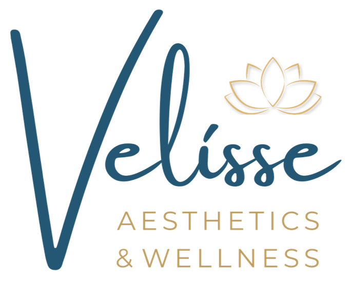 Logo for LumerAesthetics featuring a white starburst design above the text 'LUMERA' with 'Aesthetics' written underneath on a teal background.
