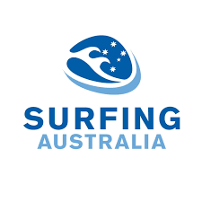Surfing Australia logo with a wave and stars.