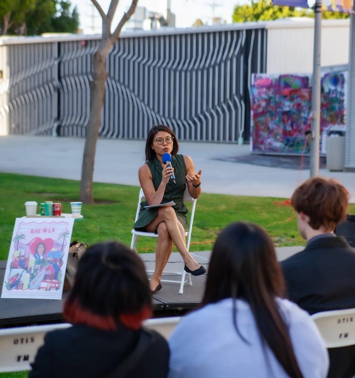 I loved speaking with Otis College of Art and Design students yesterday about the important role of art in the political sphere and its shaping of both how we remember and (re)interpret history and reimagine the future. 🎨

They were so thoughtful an