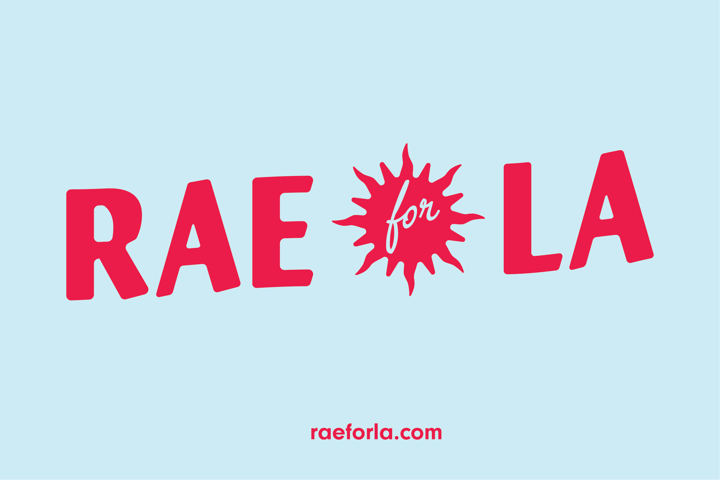 Light Blue Logo Yard Sign (18x12)