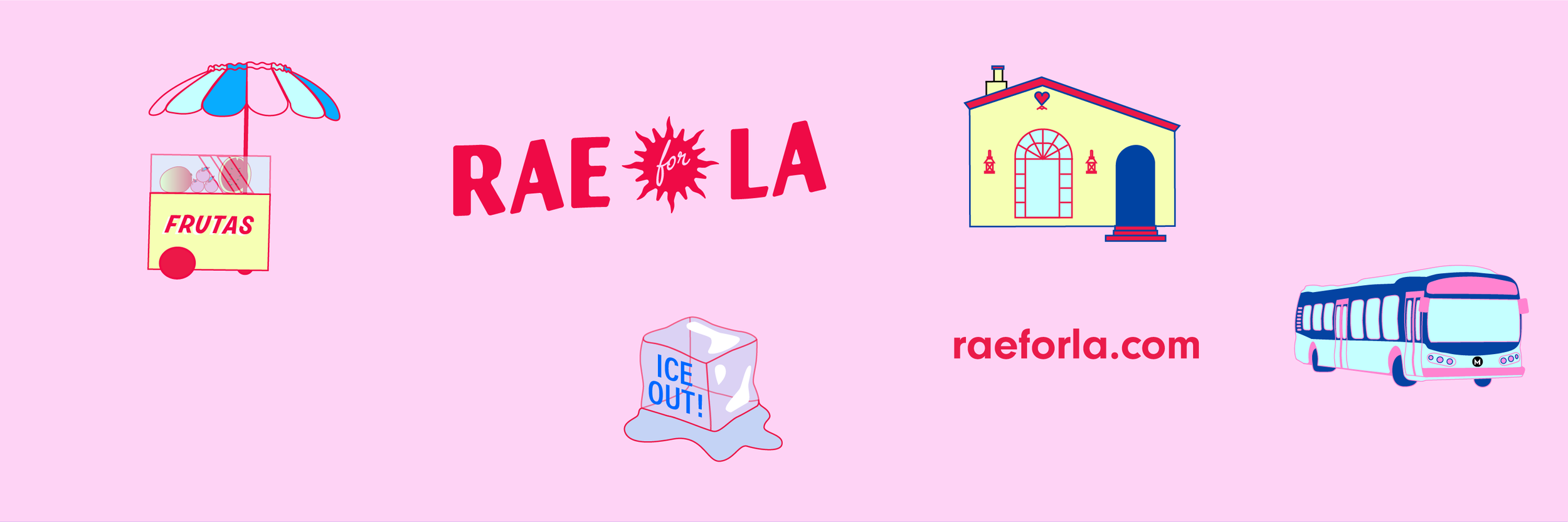 X/Bluesky Banner with Illustrated Pillars