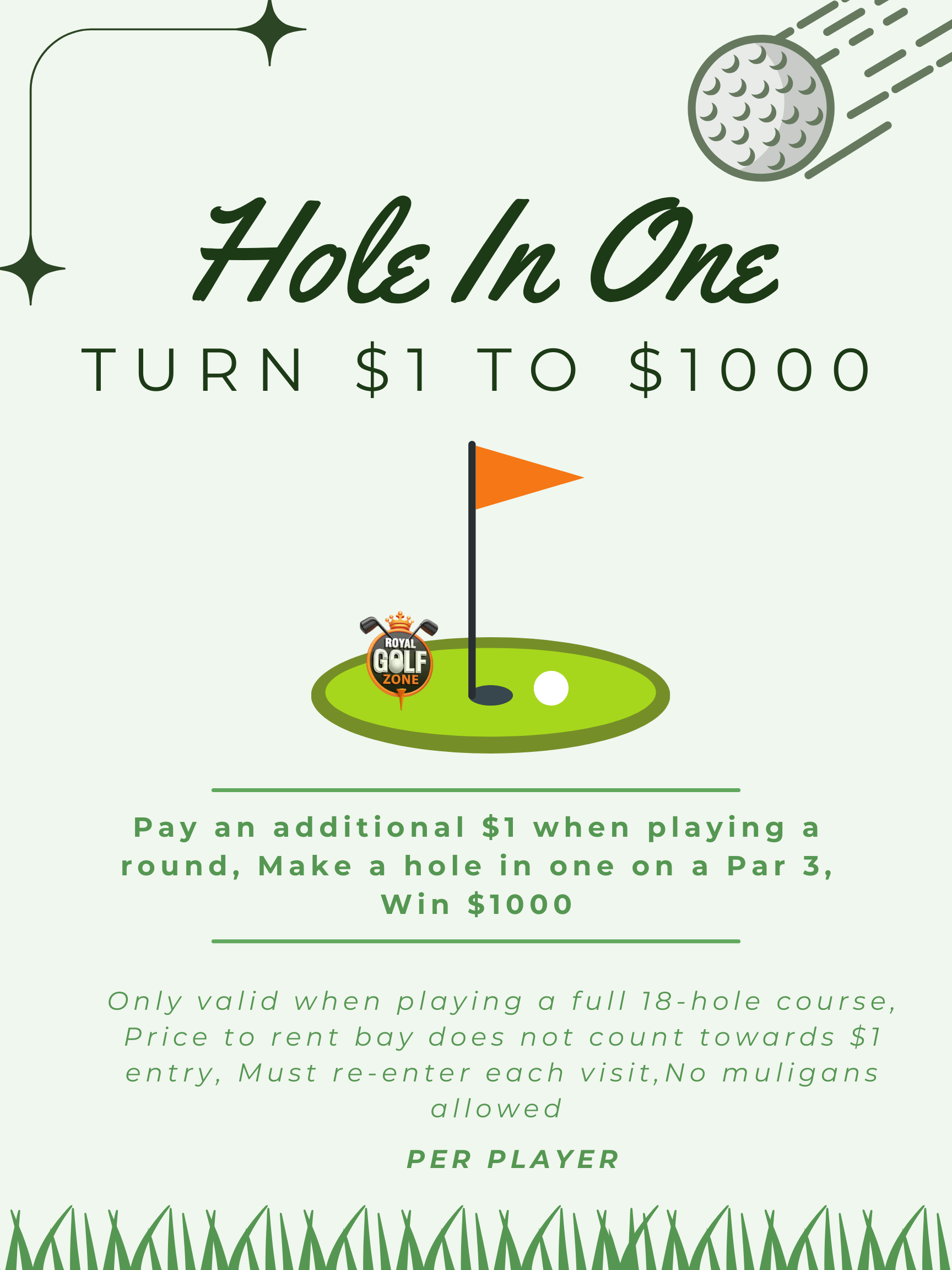 green minimalist Golf Tournament Poster template -4.png