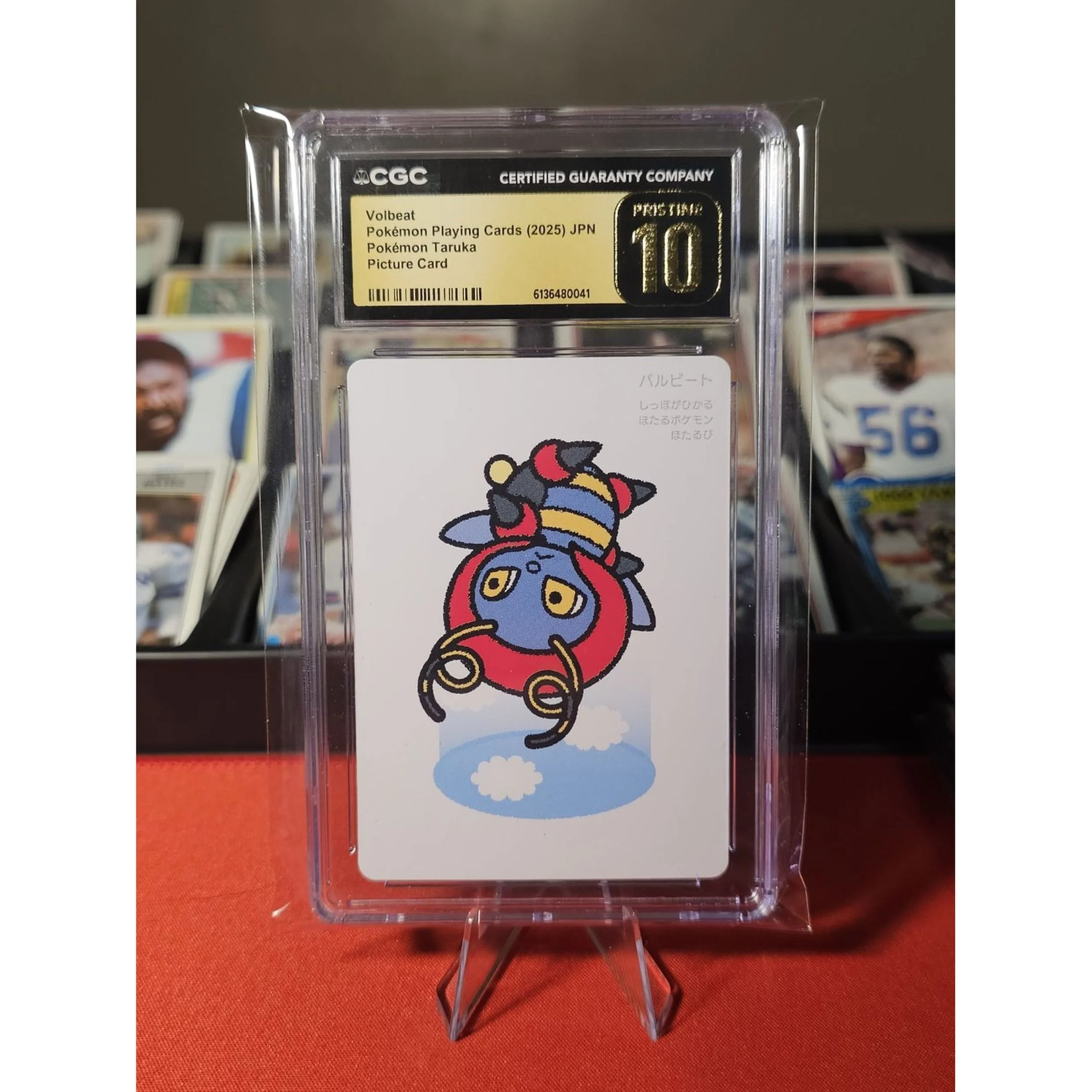 CGC 10 Pristine Taruka Picture Volbeat - 2025 Pokémon Japanese Playing Cards