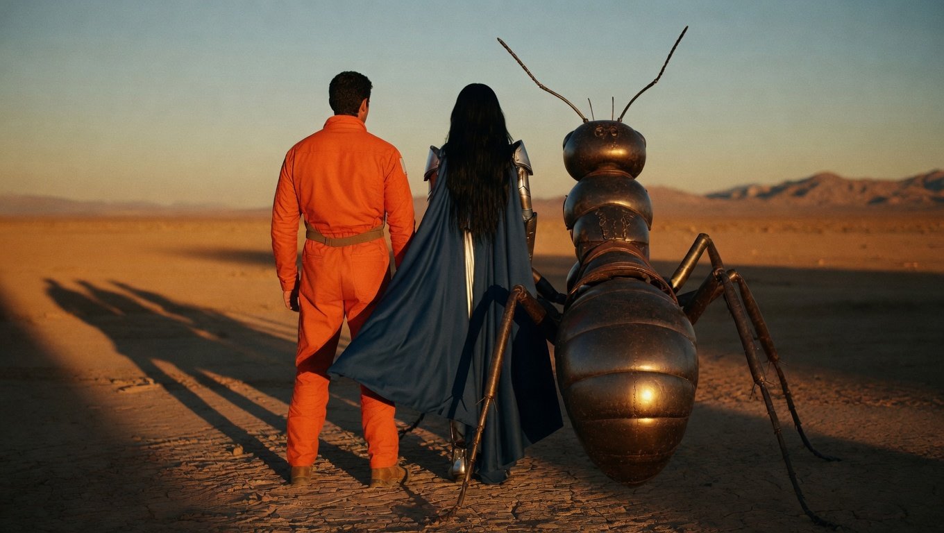 Main Aa Raha - two different worlds of earth & maya coming together .. chaos meeting silence 