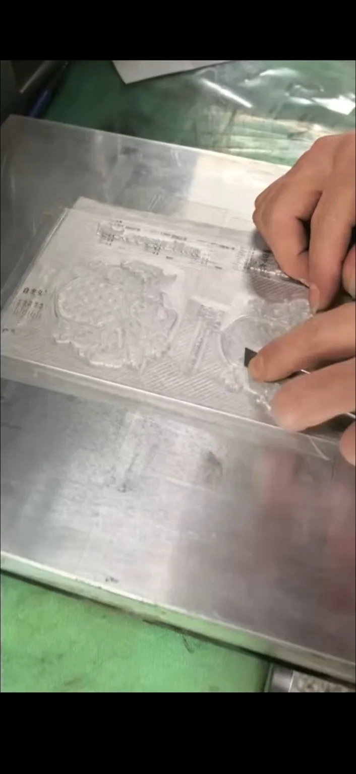 Production setup for custom printed product showing how approved artwork must be translated into manufacturing