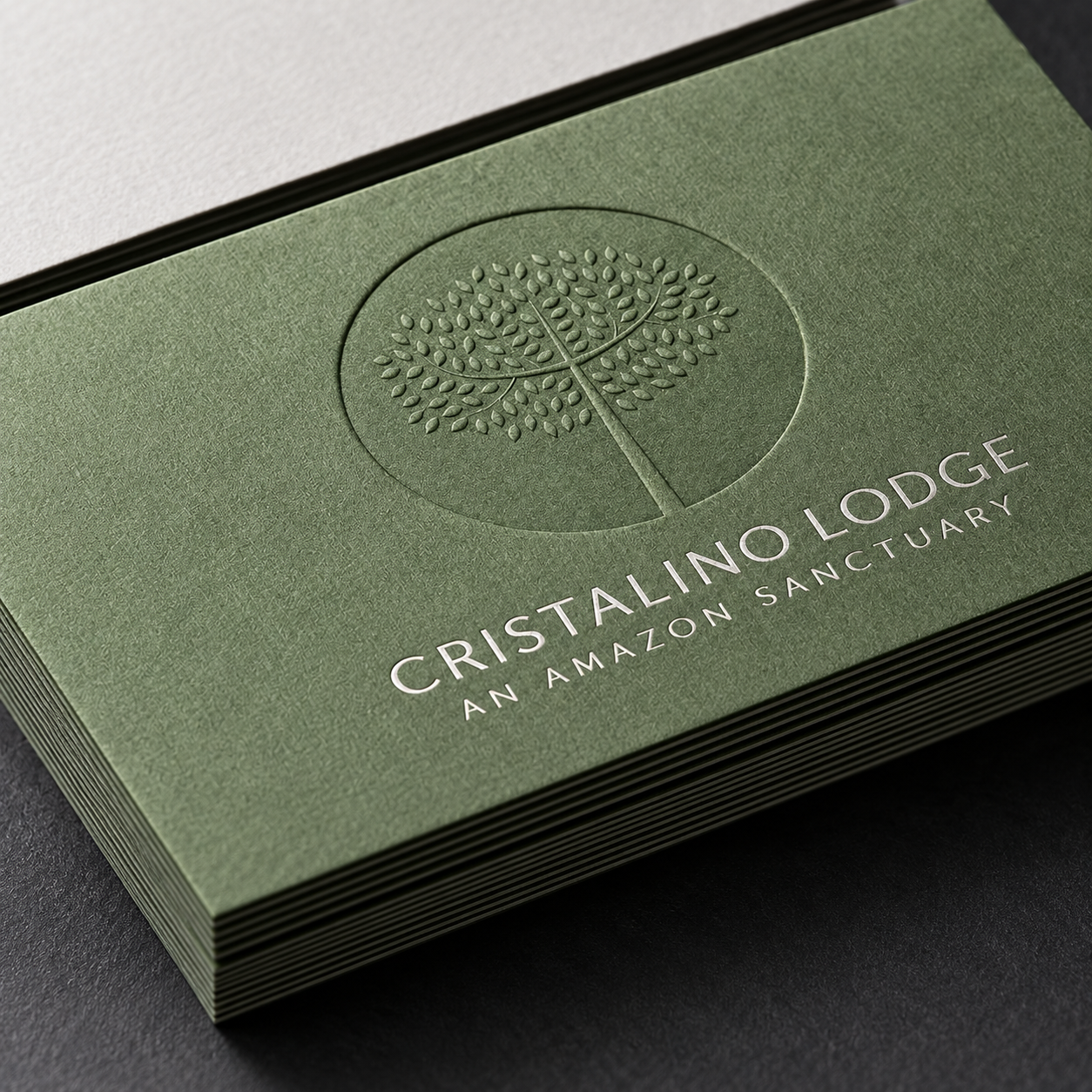 Premium custom printing and packaging production detail