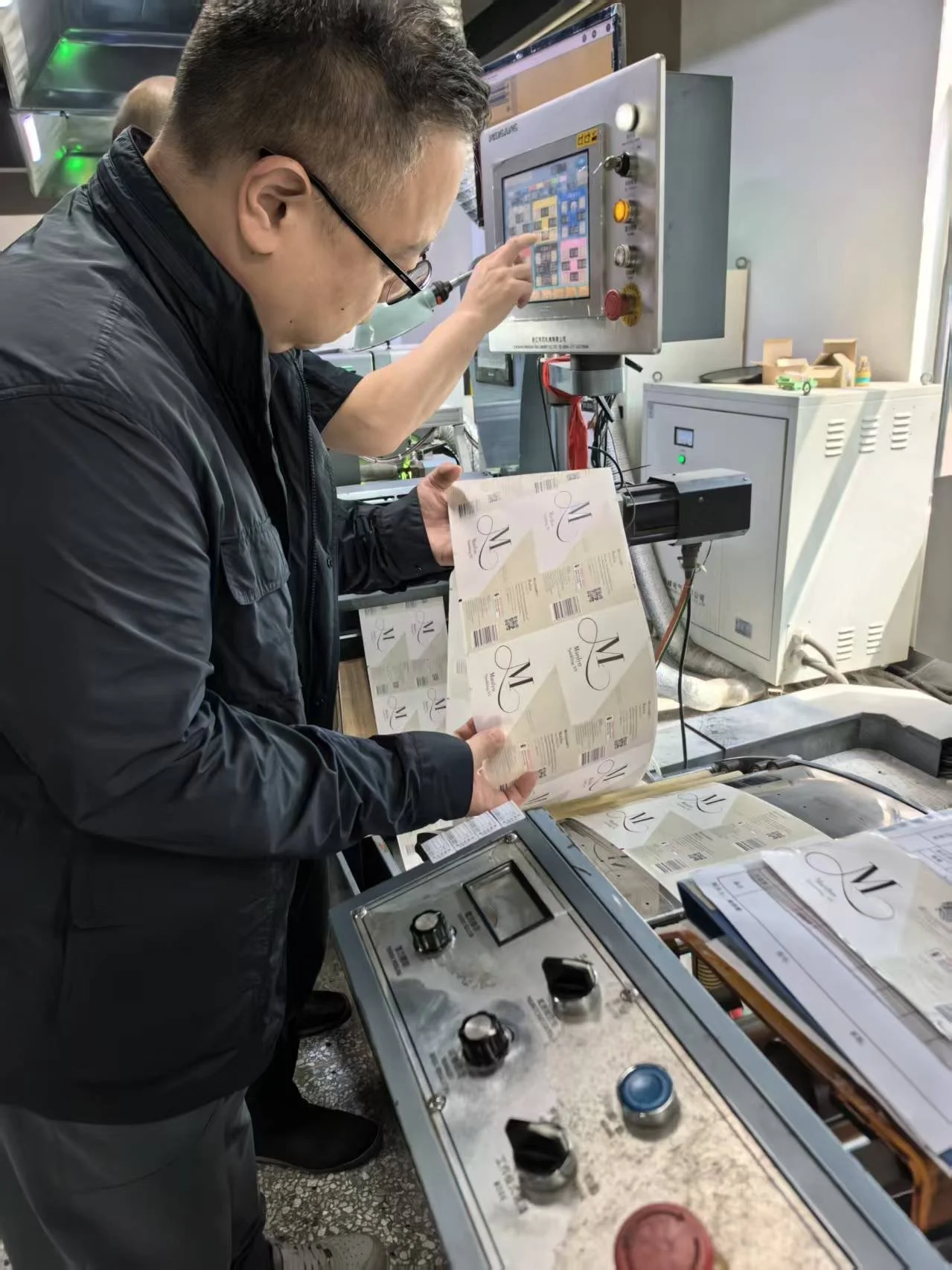 Wine label printing and on-ground quality control for a Western Australian winery