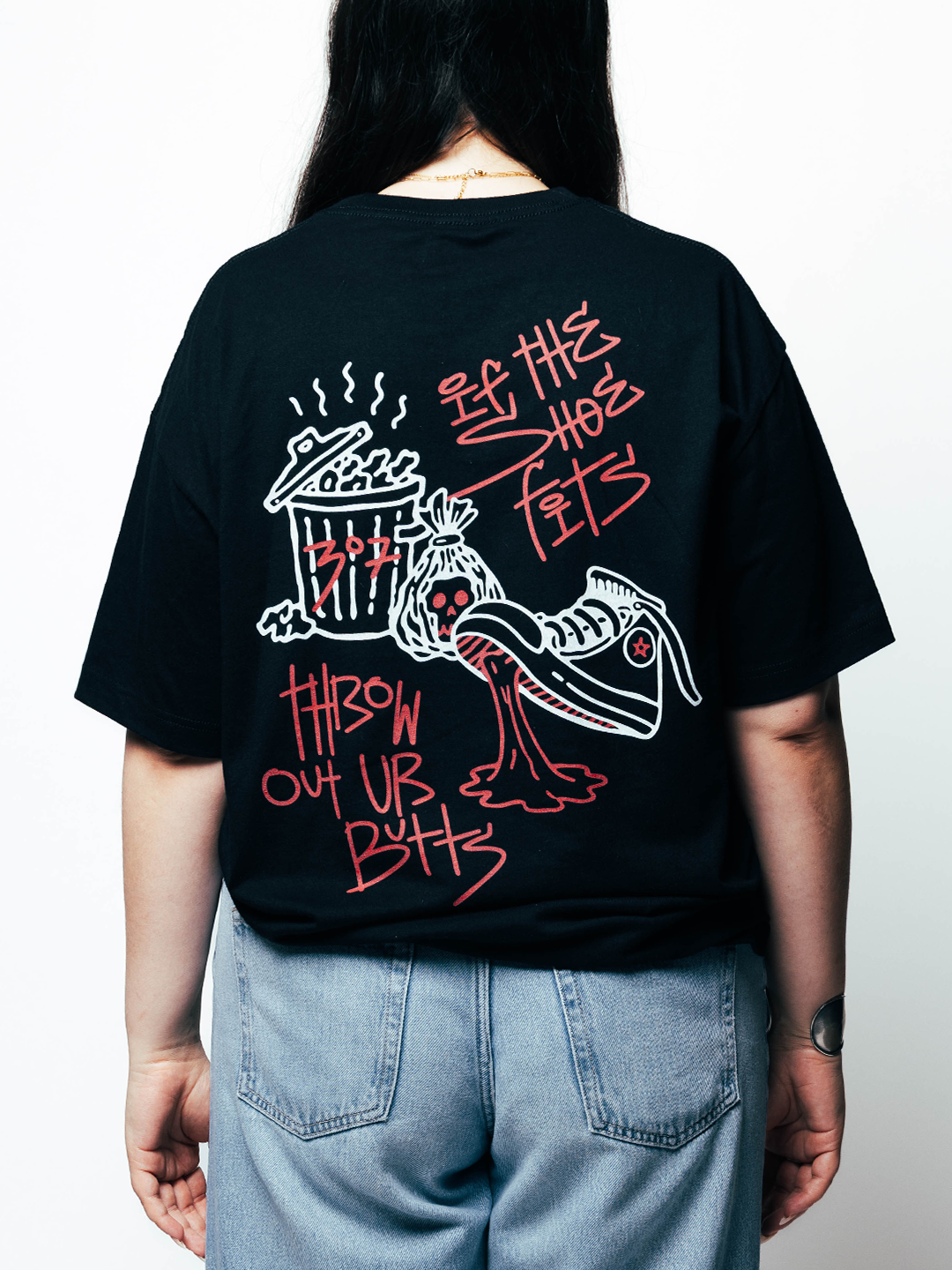 Butts Out Box Tee
