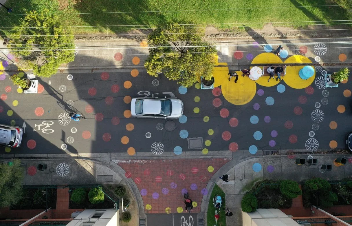 Improved parking and traffic management: 

The Precinct design will minimise the impacts of vehicle movements and create shared parking areas at central locations.